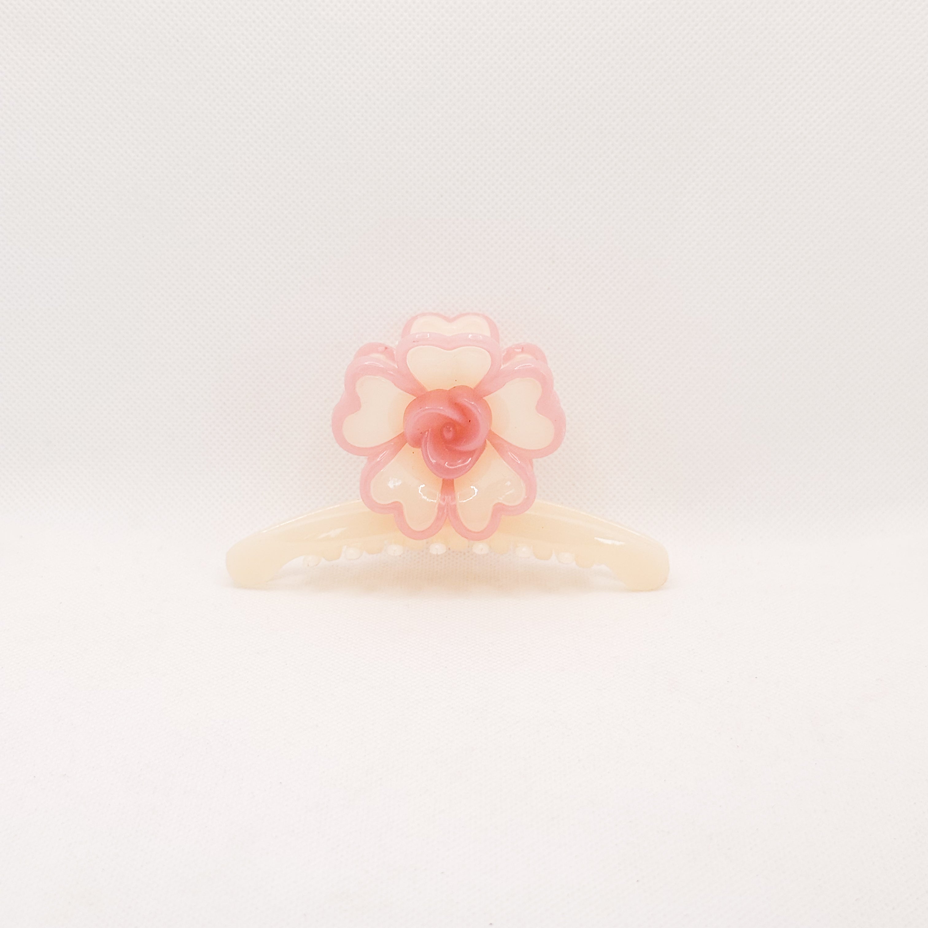 pink daisy hair claw