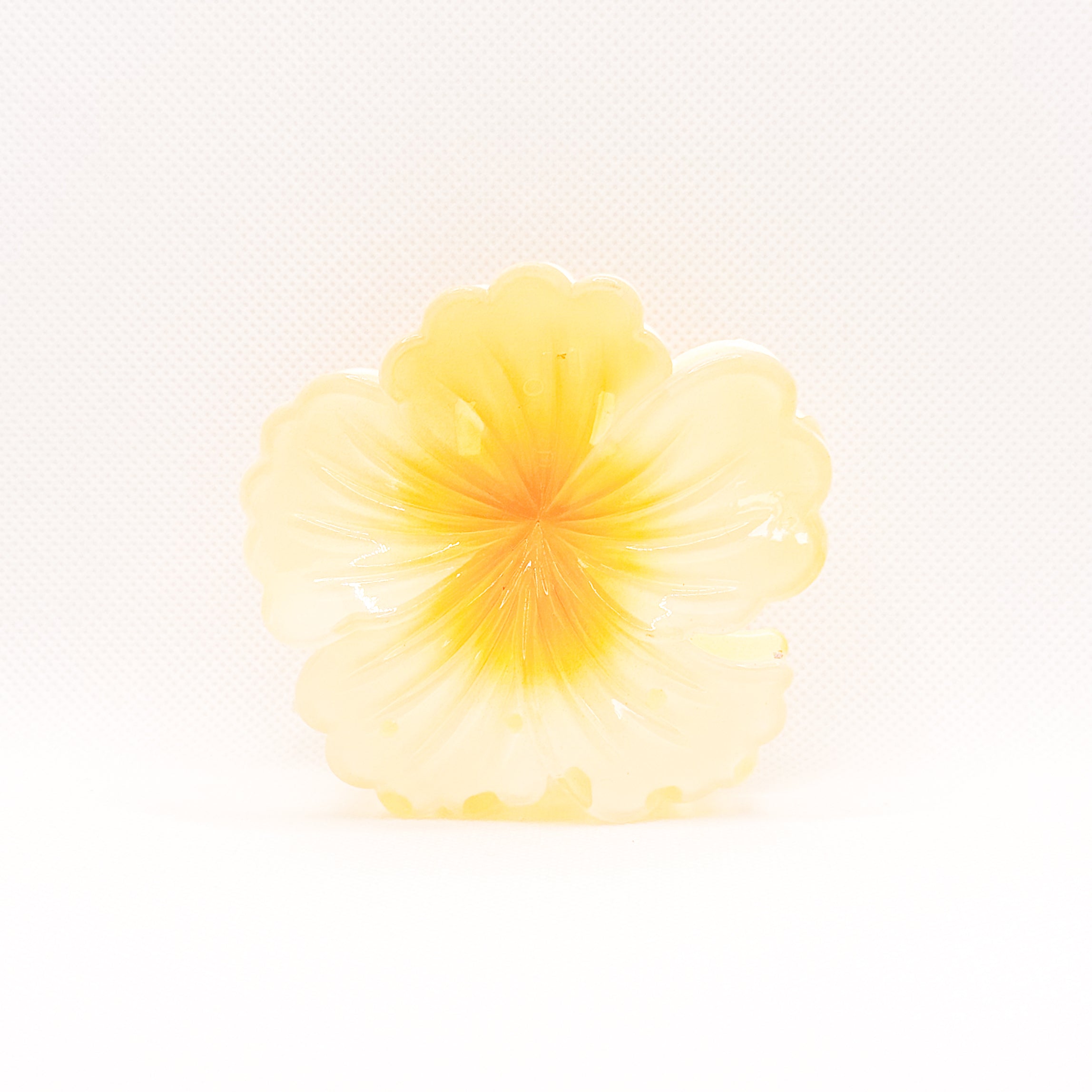 honey hibiscus hair clip