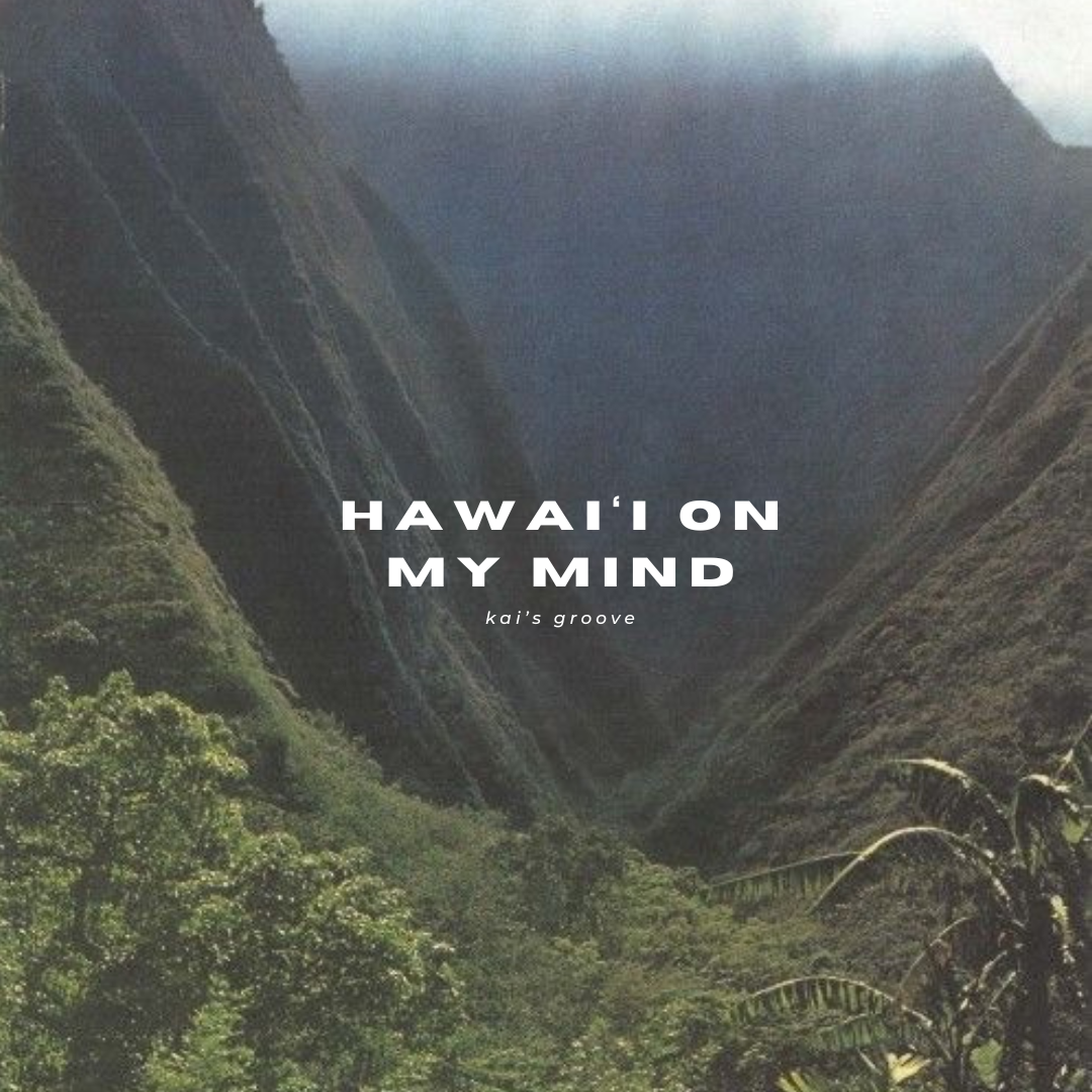 HAWAI’I ON MY MIND camo bucket hat