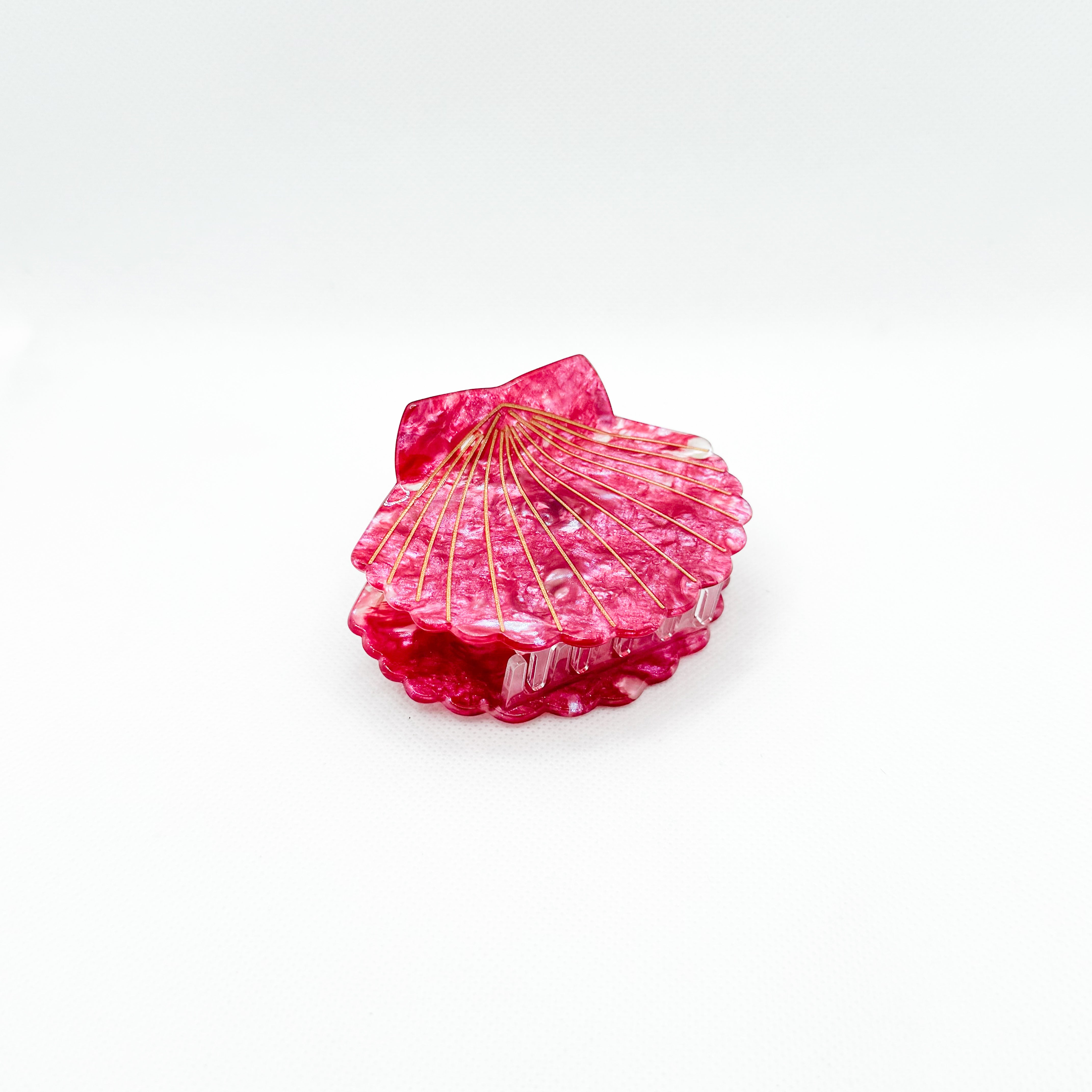 island purple shell hair claw