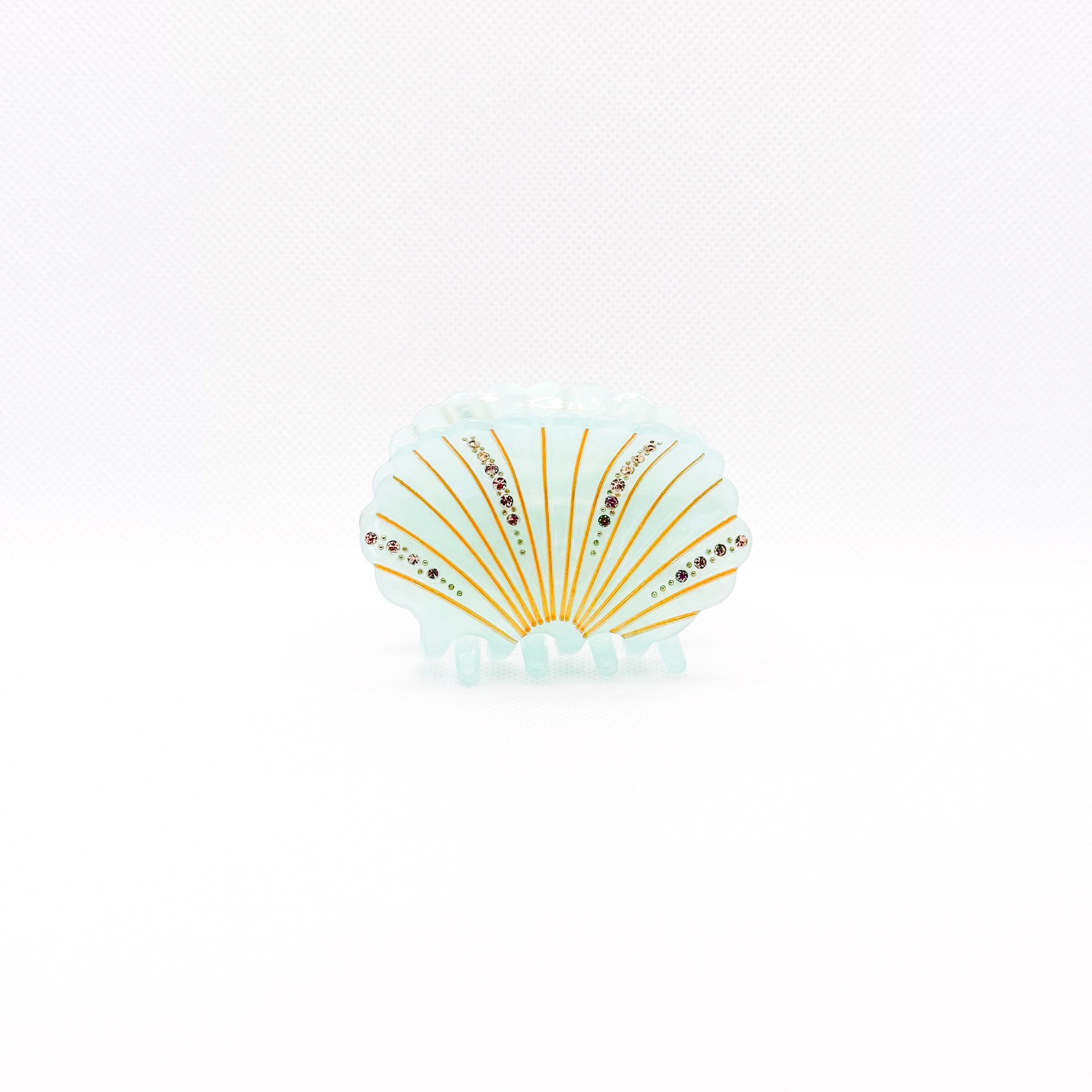 coastal shell hair clip