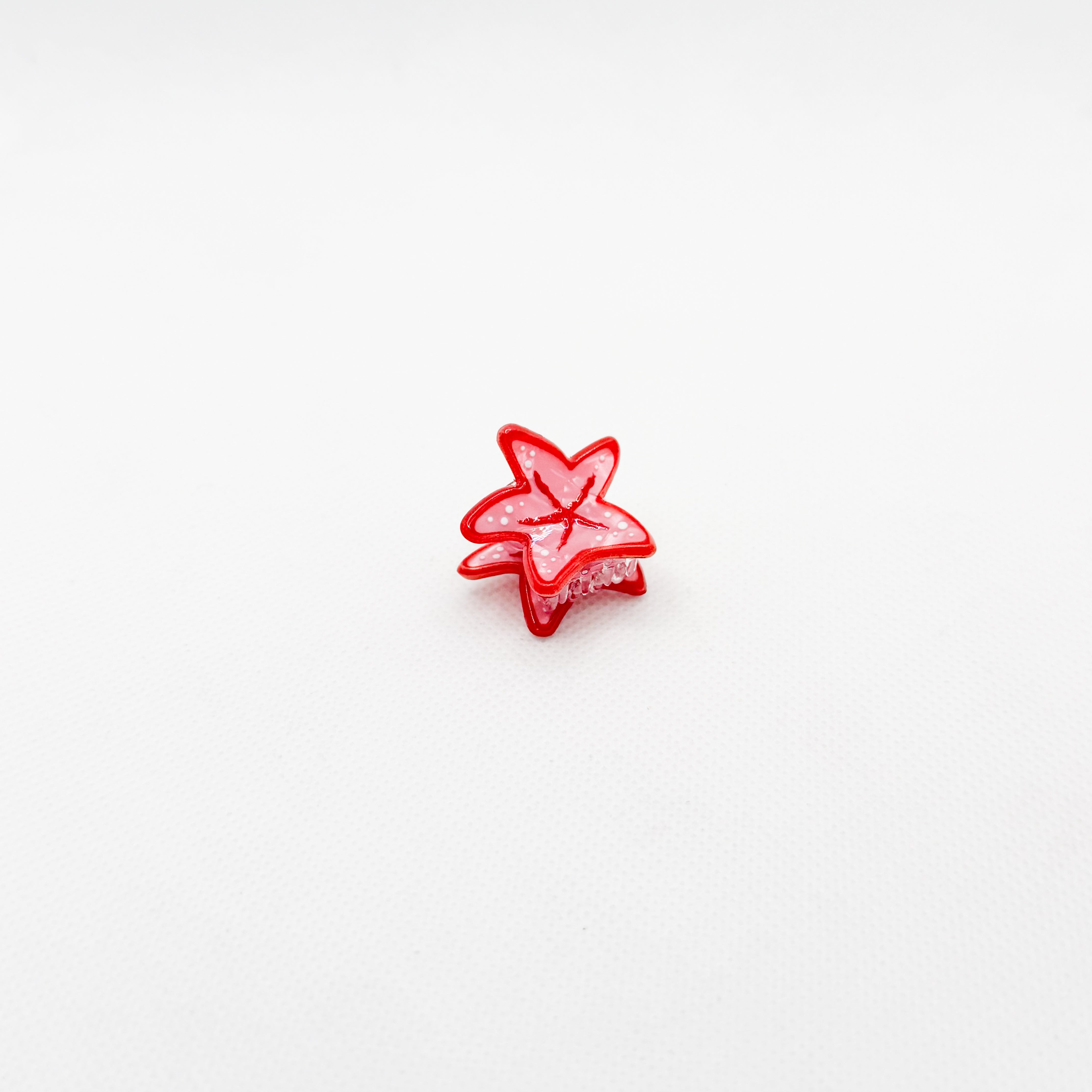 mini star fish hair clip