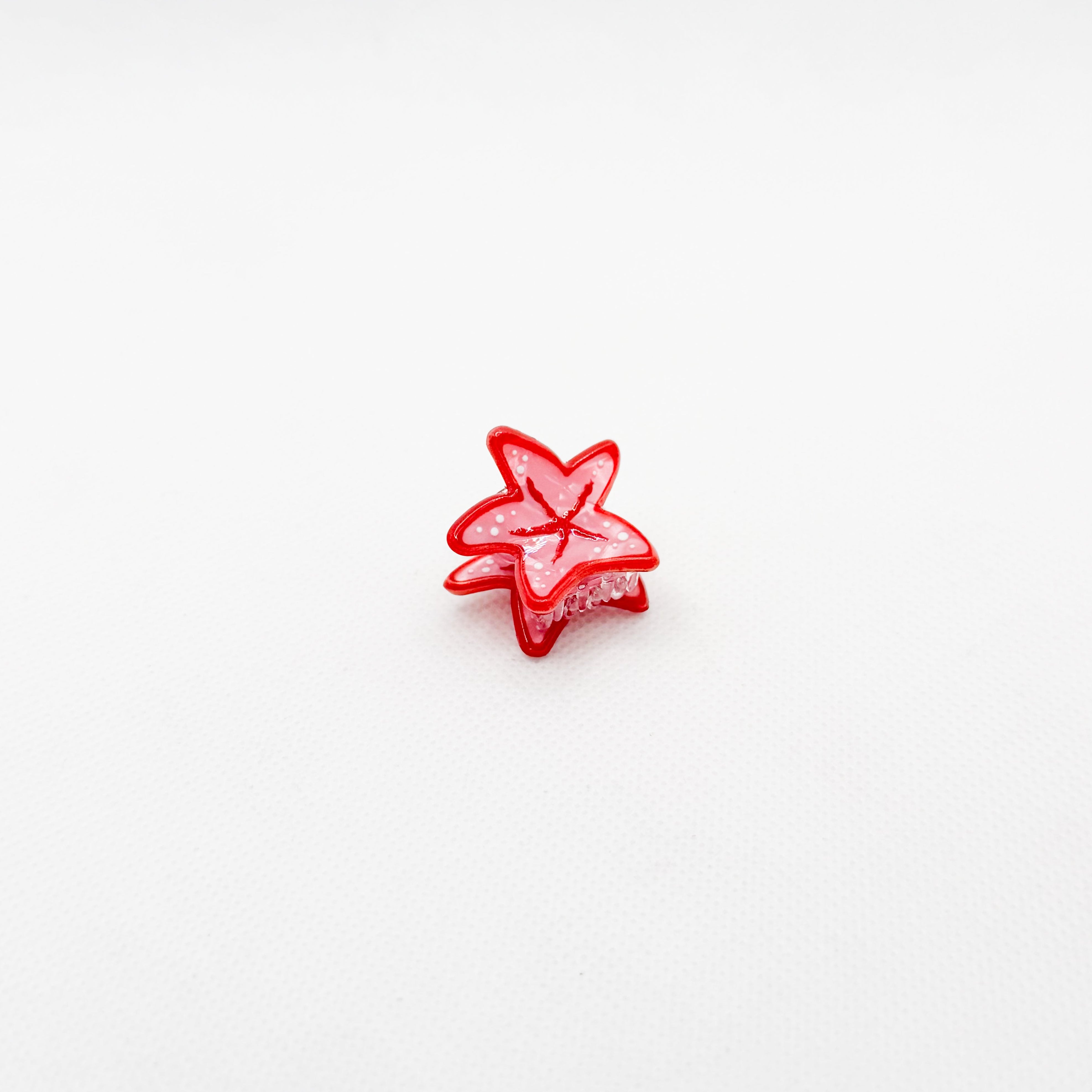mini star fish hair clip