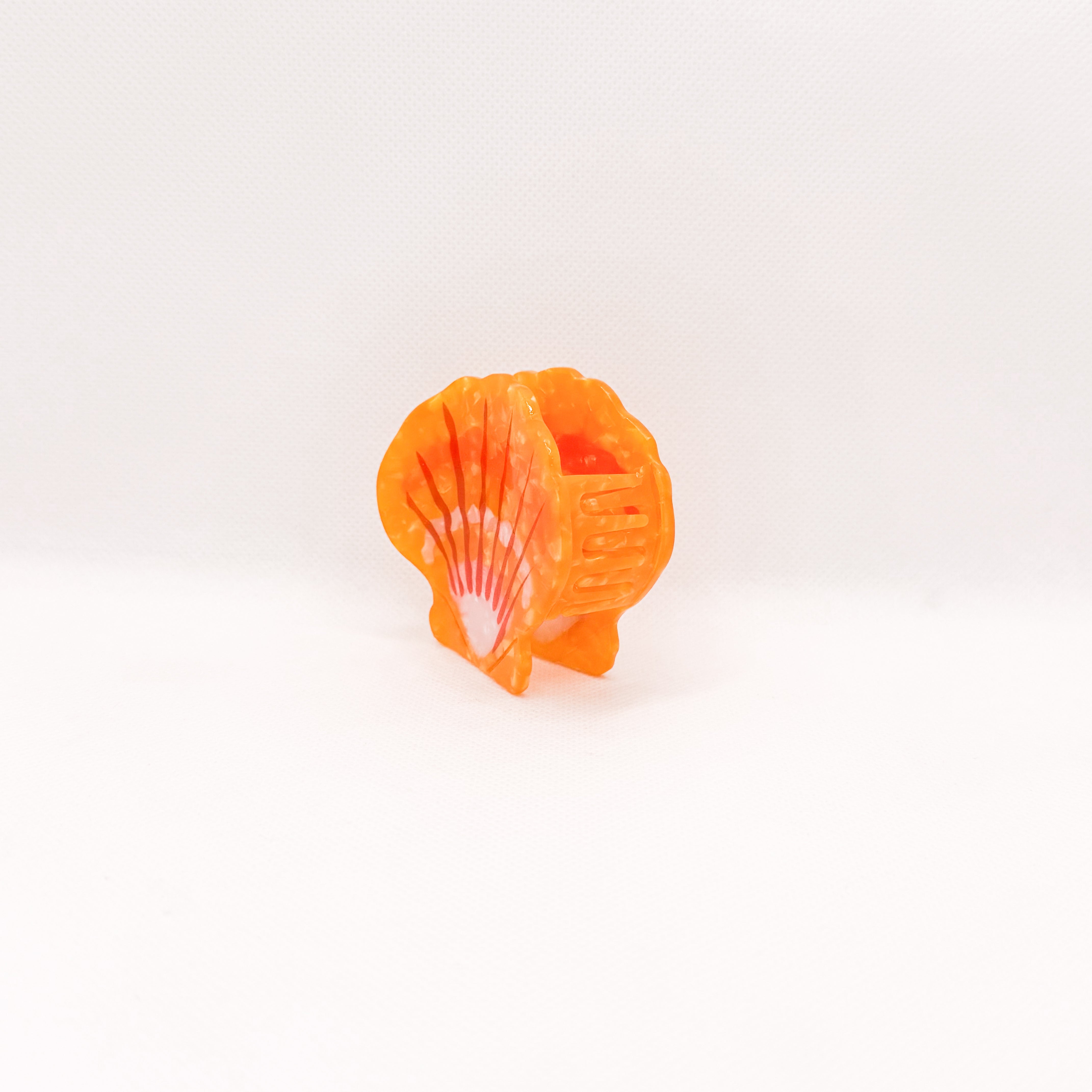 small sunrise shell hair claw