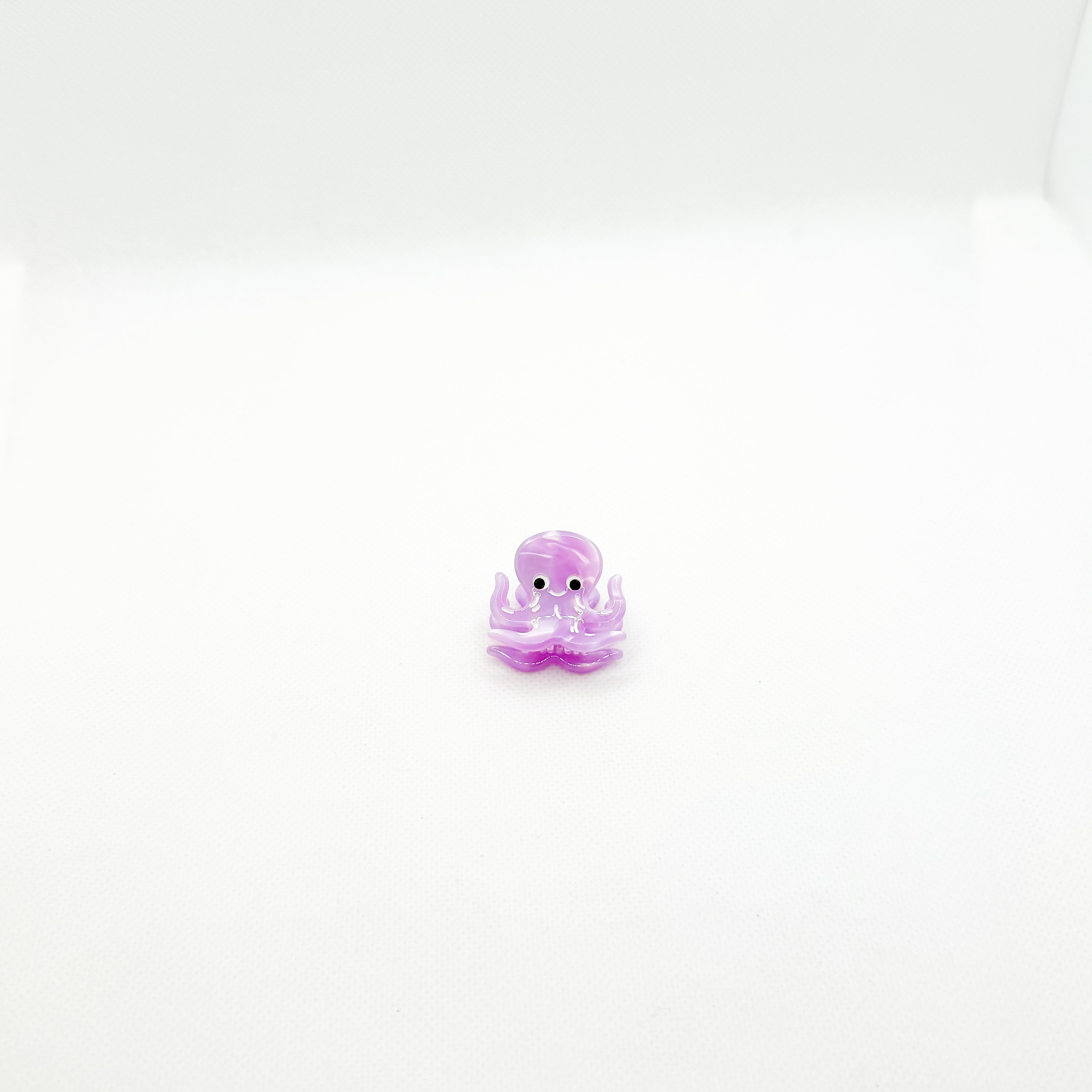 mini purple octopus hair clip