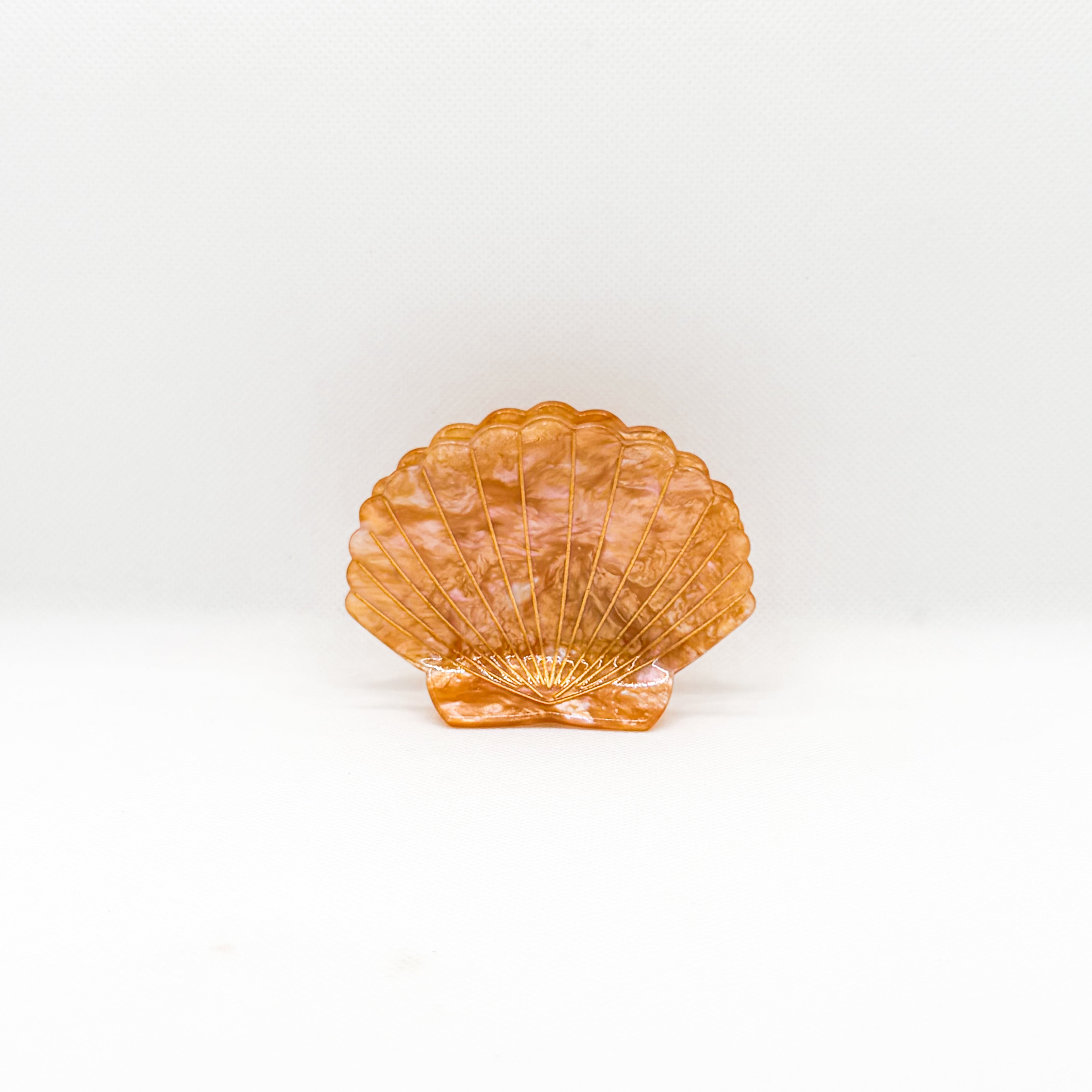 island orange shell hair claw