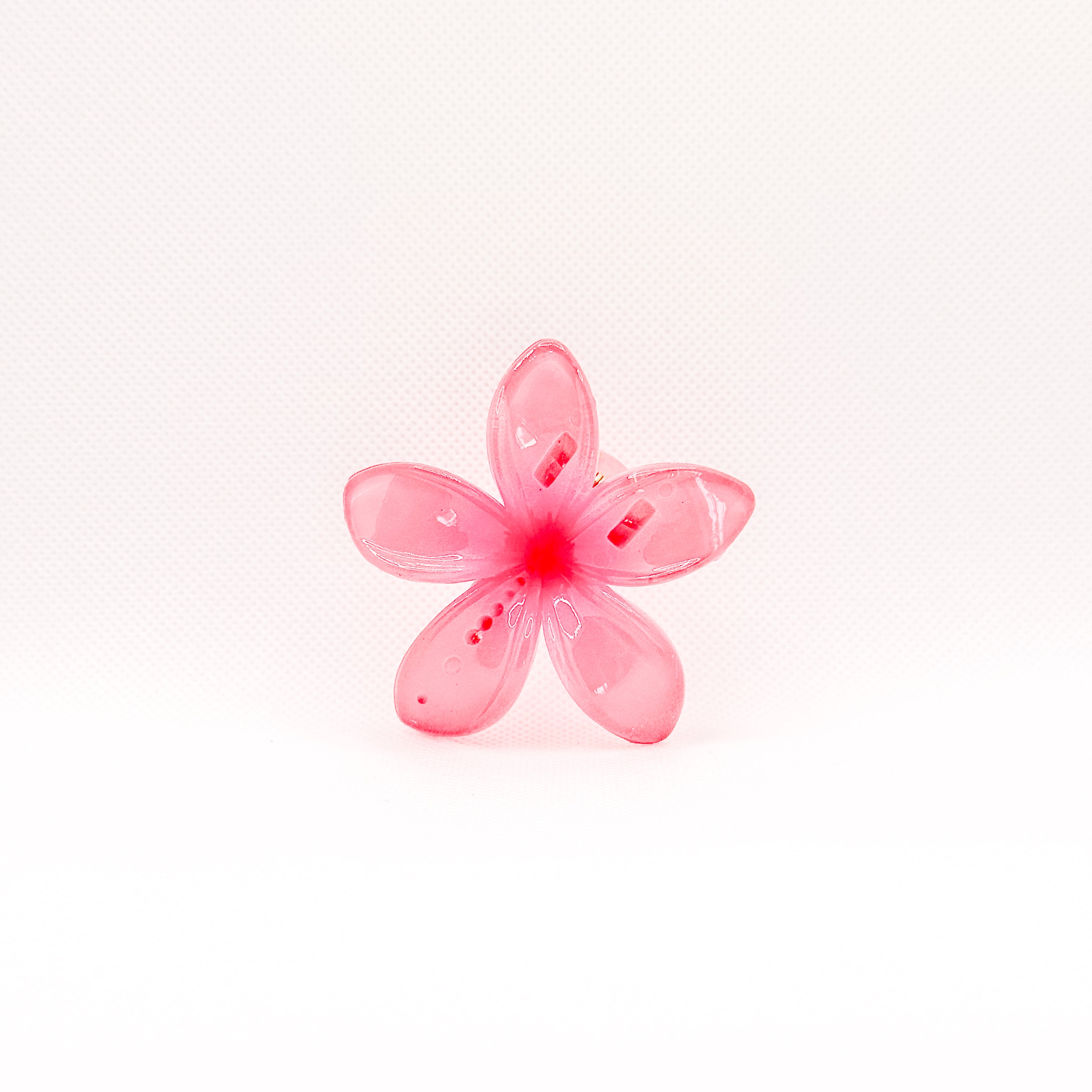 guava midi plumeria hair clip