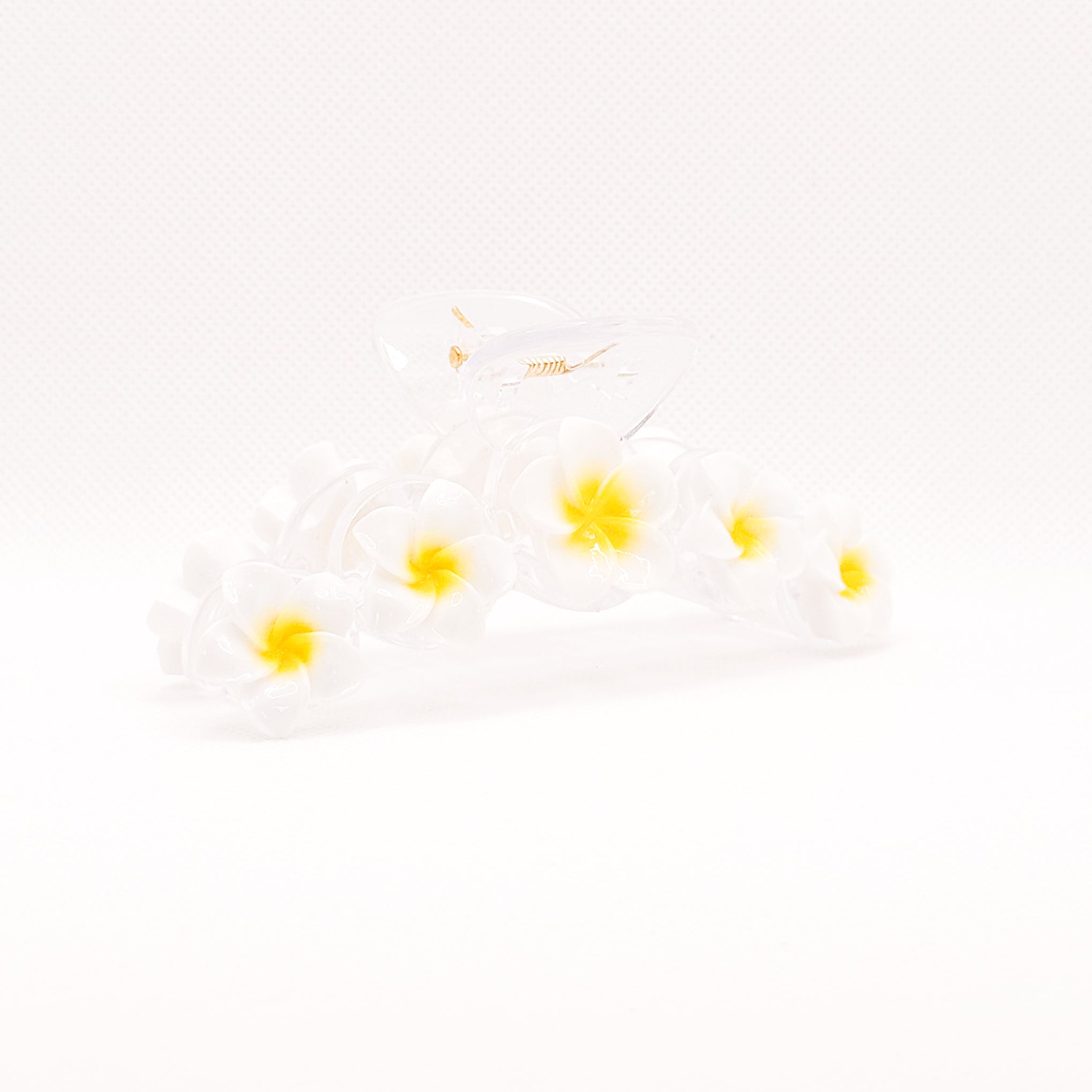 lei plumeria luxe hair clip