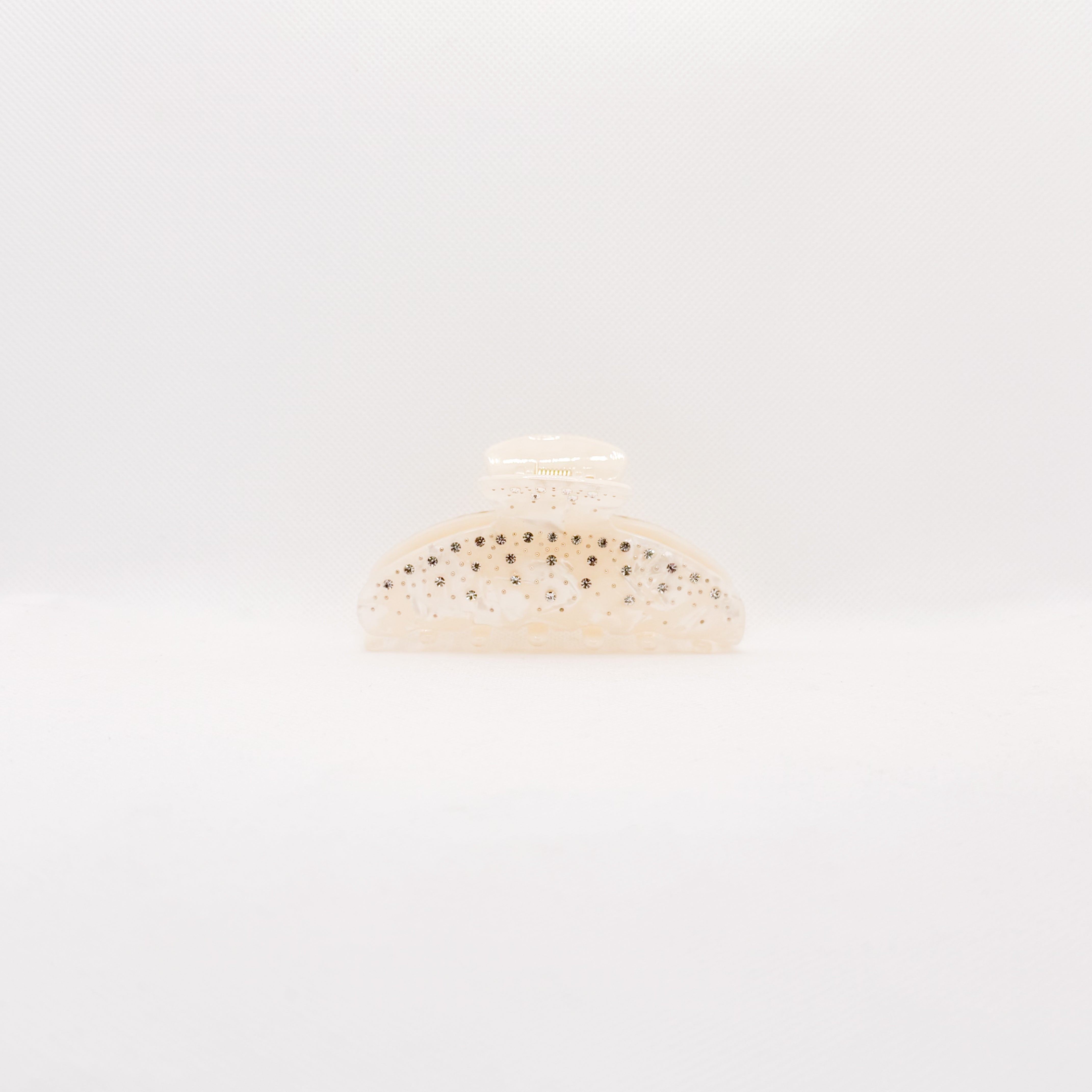 pearly white sparkle hair claw