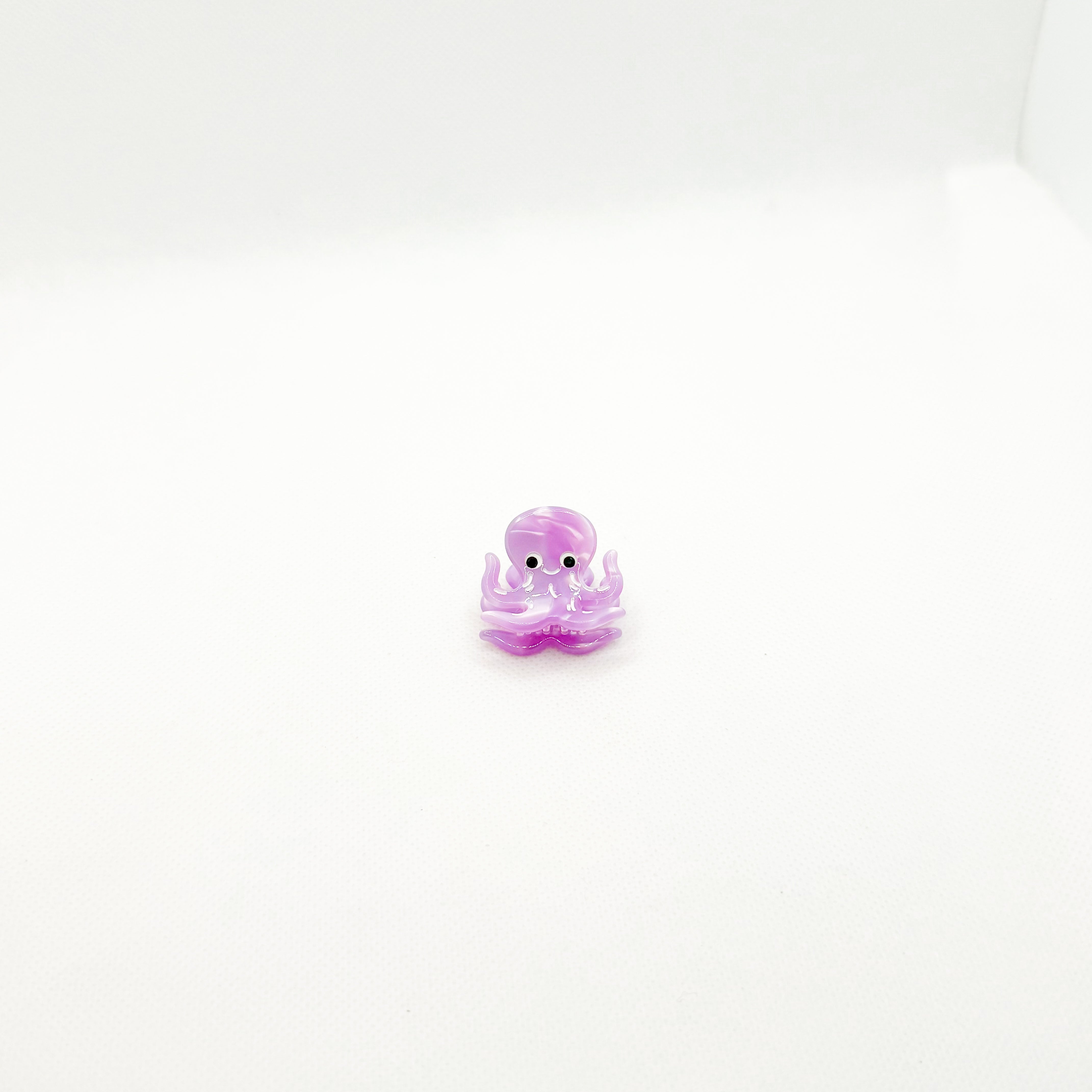 mini purple octopus hair clip