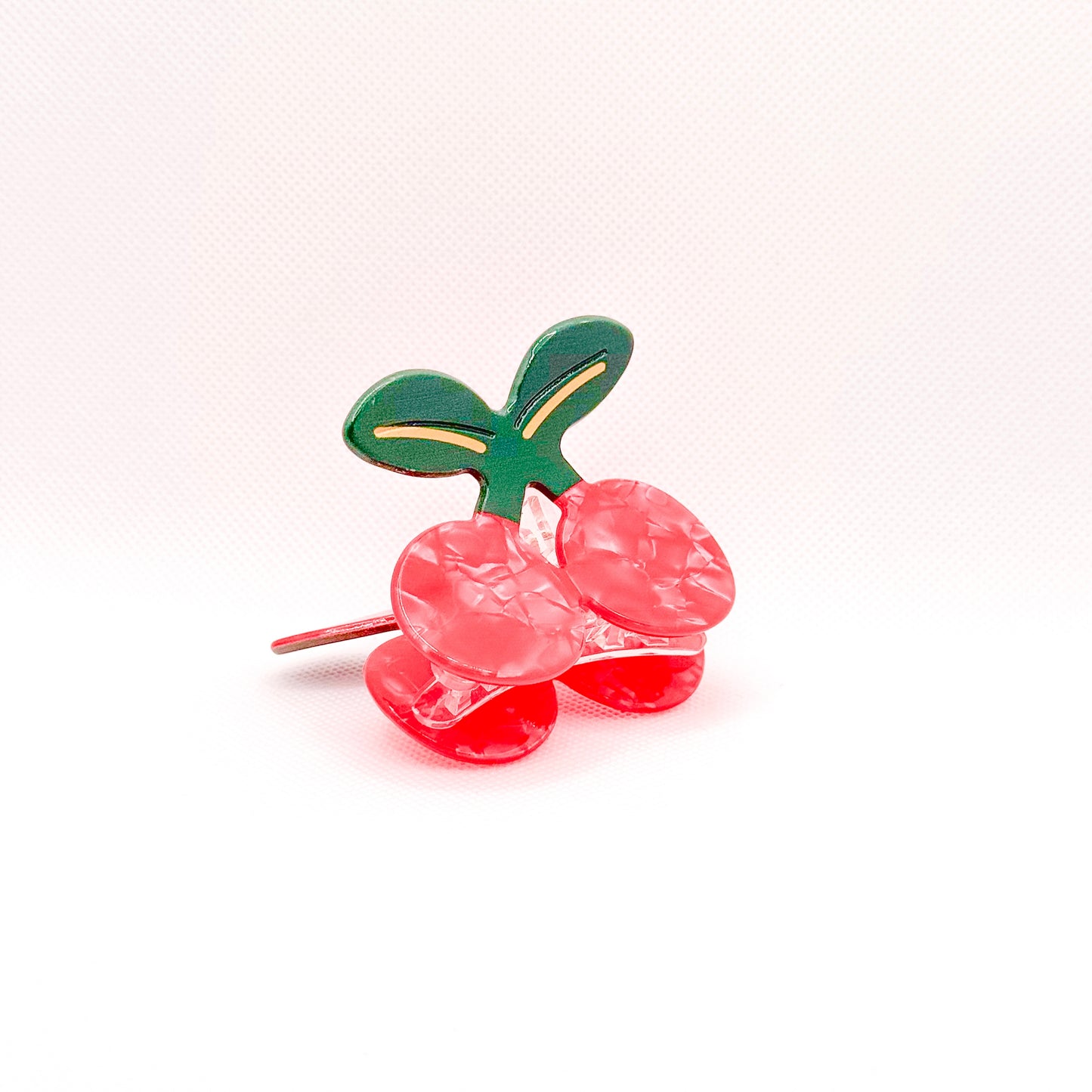 cherry hair clip