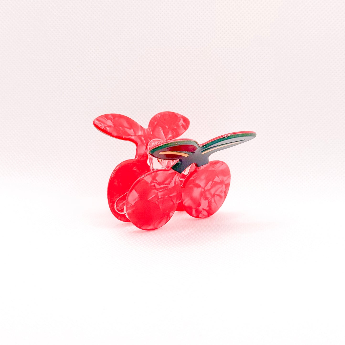 cherry hair clip