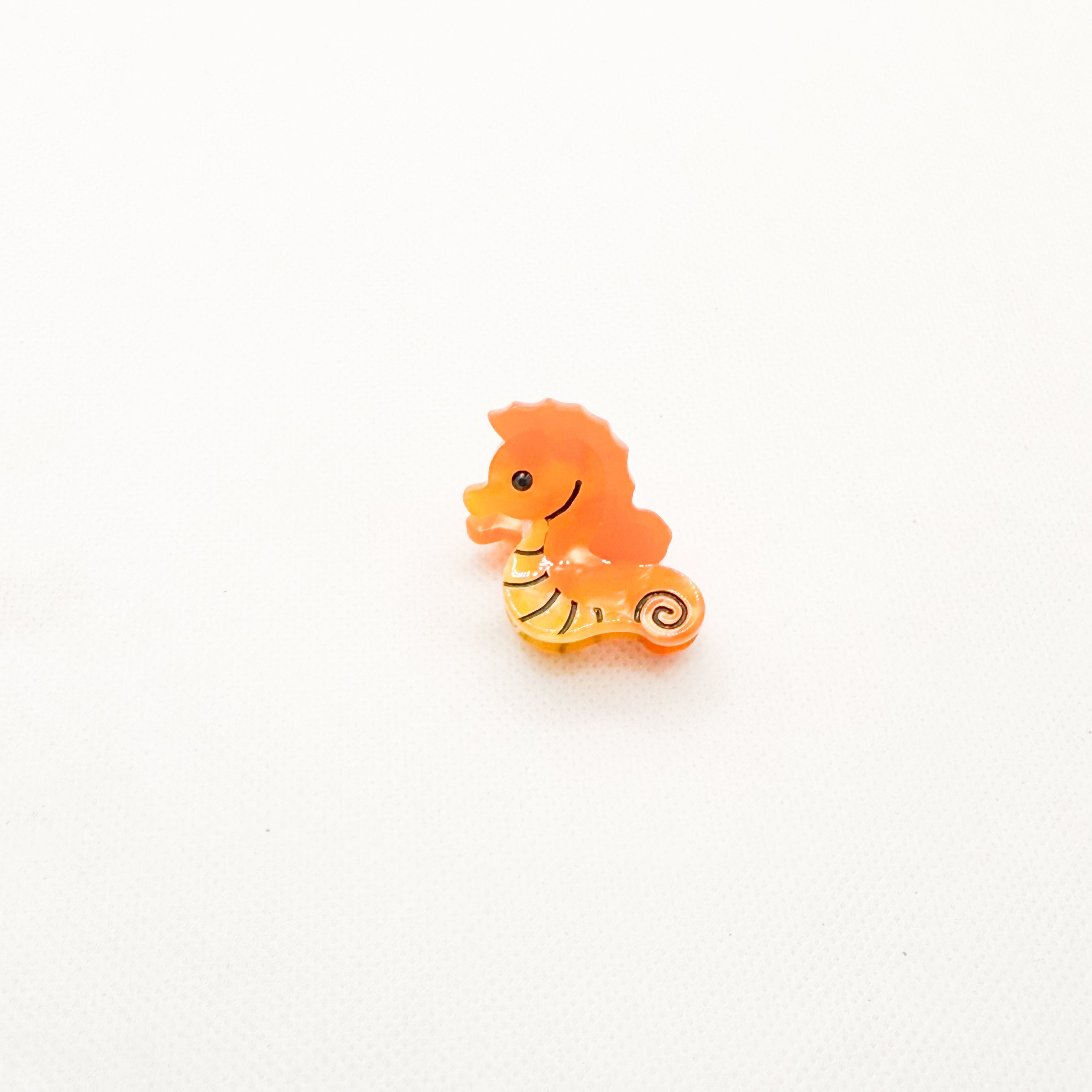 mini sea horse hair clip