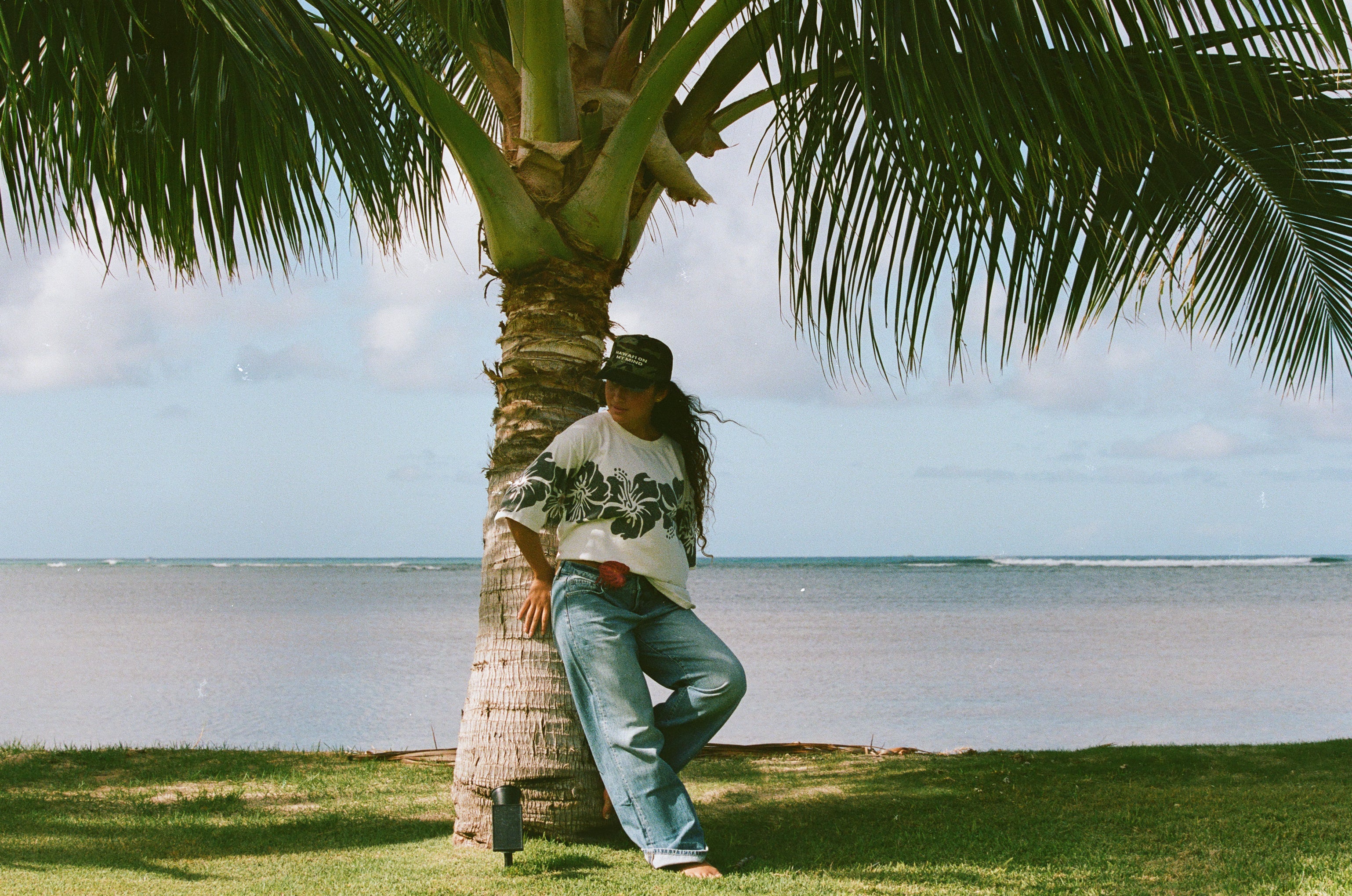 HAWAI’I ON MY MIND full camo trucker hat