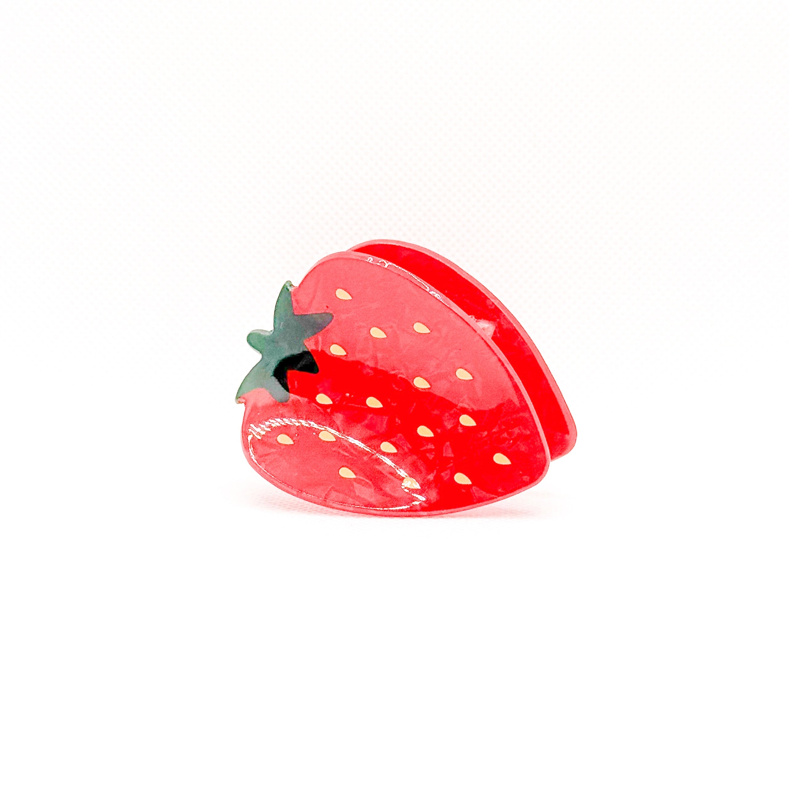 strawberry hair clip