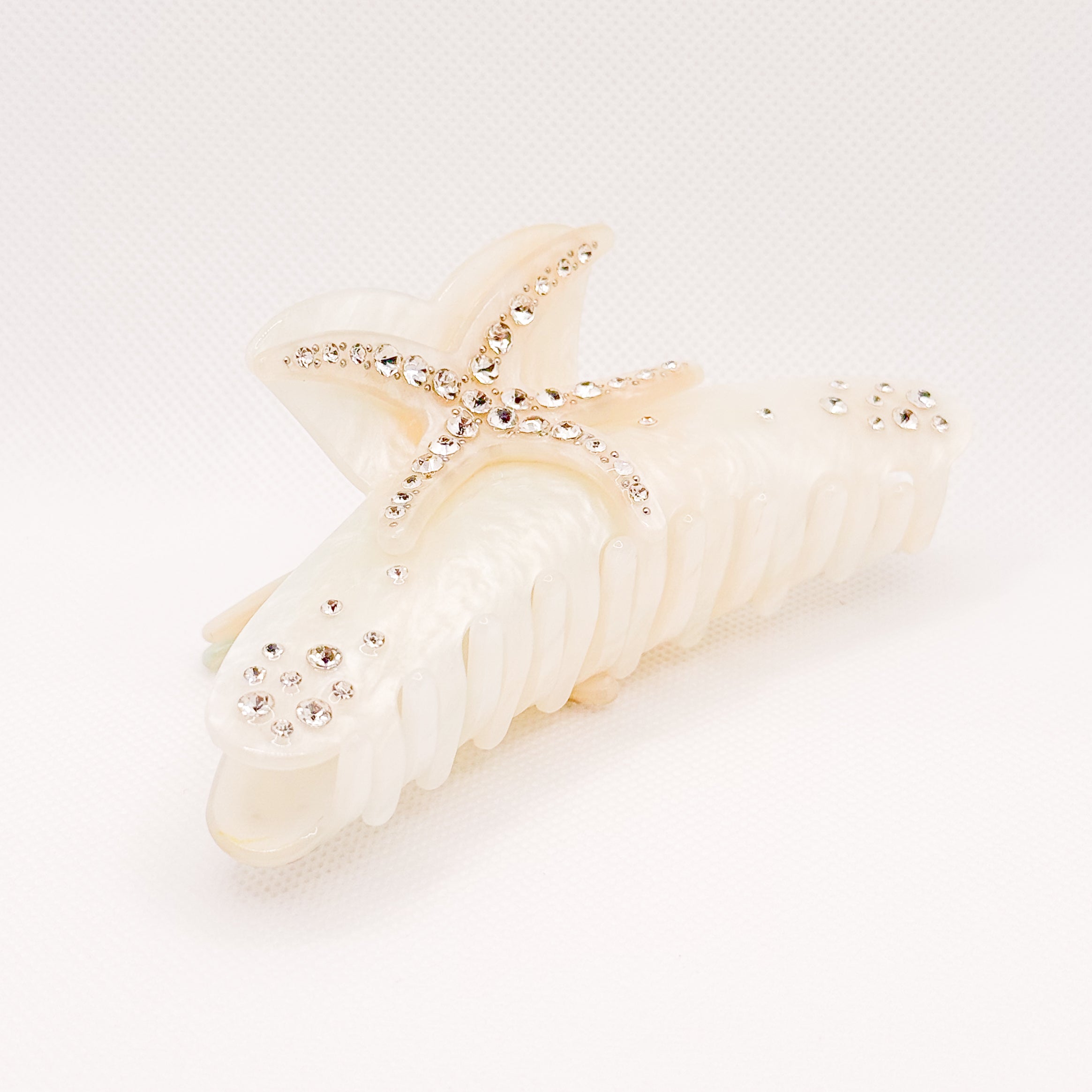 pearly starfish hair clip