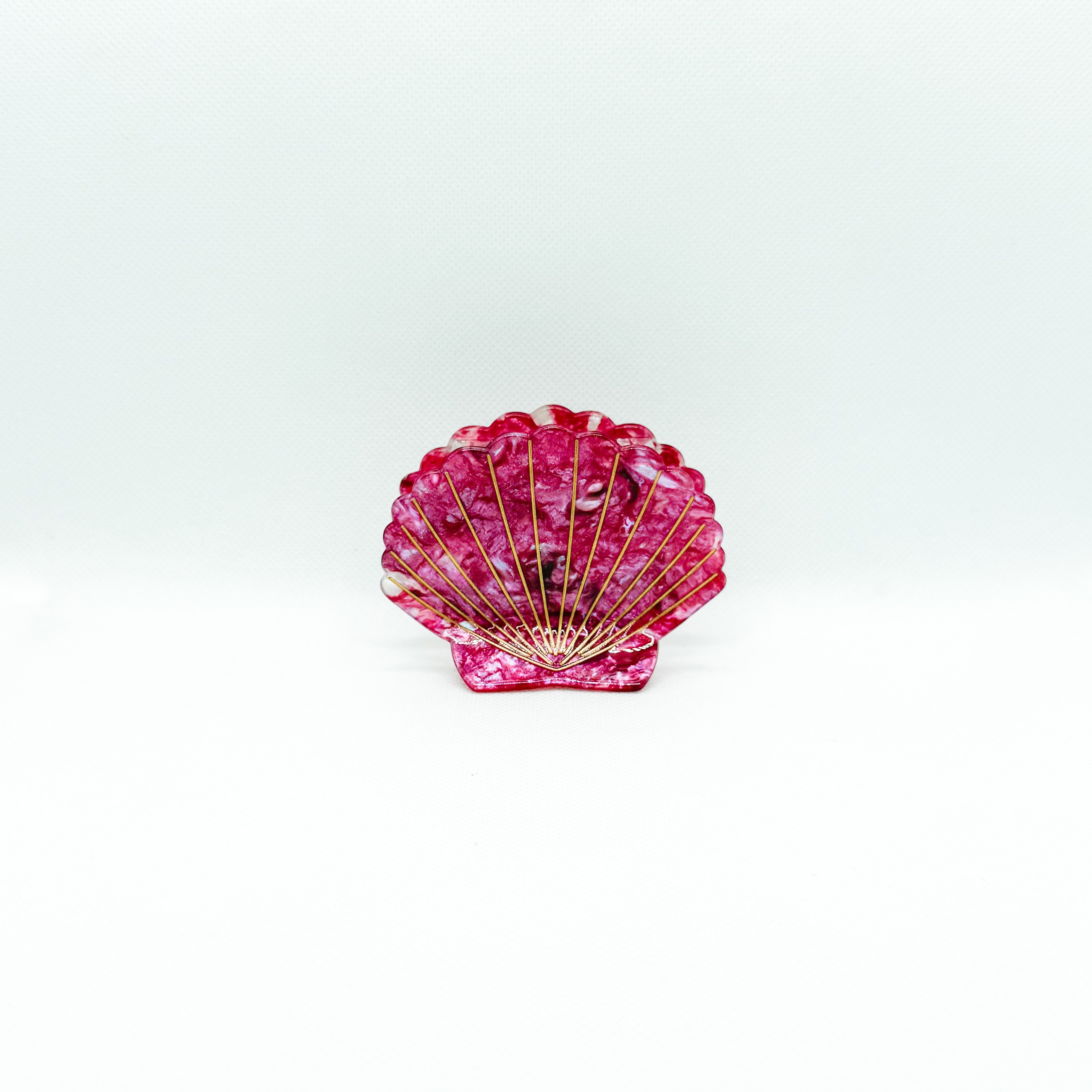 island purple shell hair claw