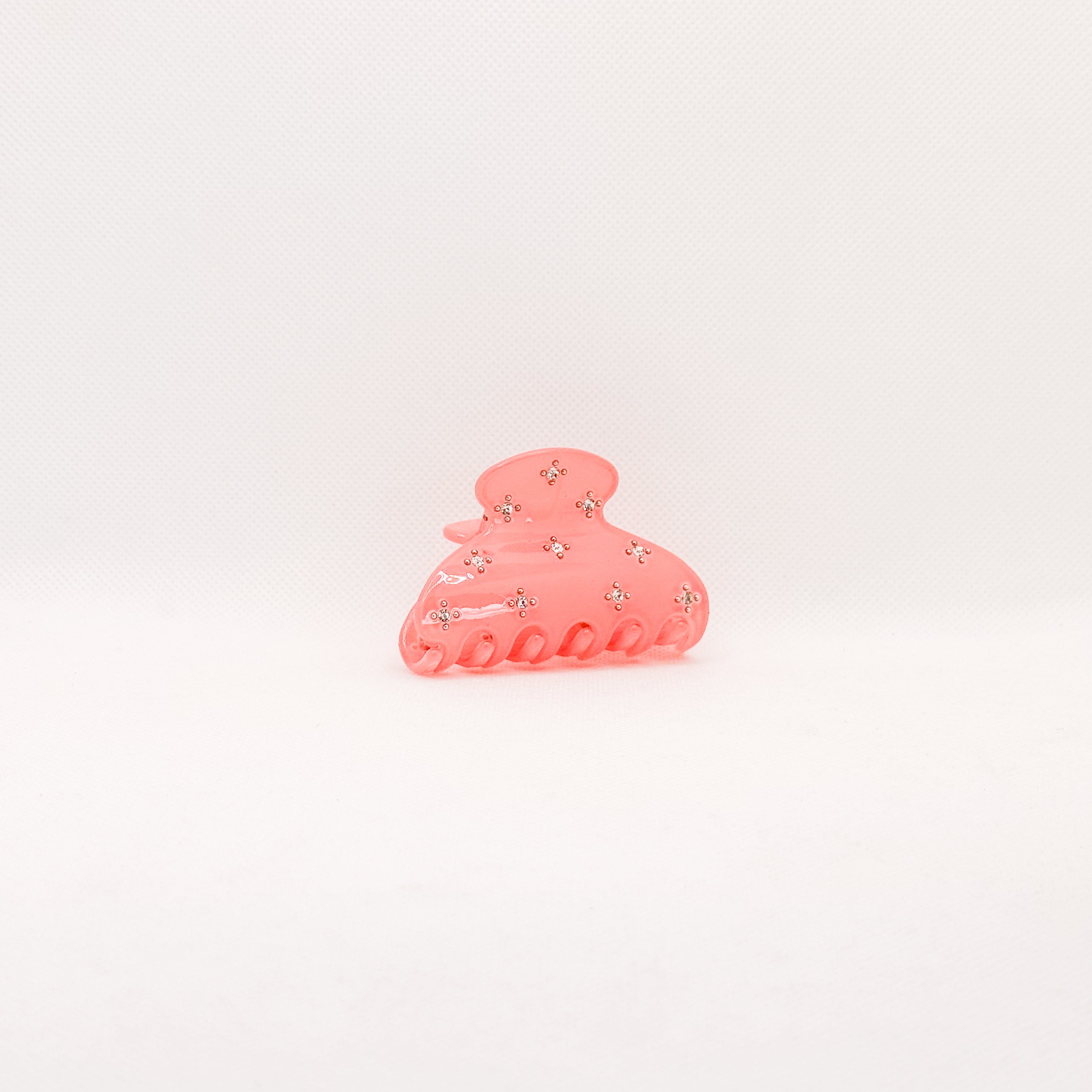 pink star light hair claw