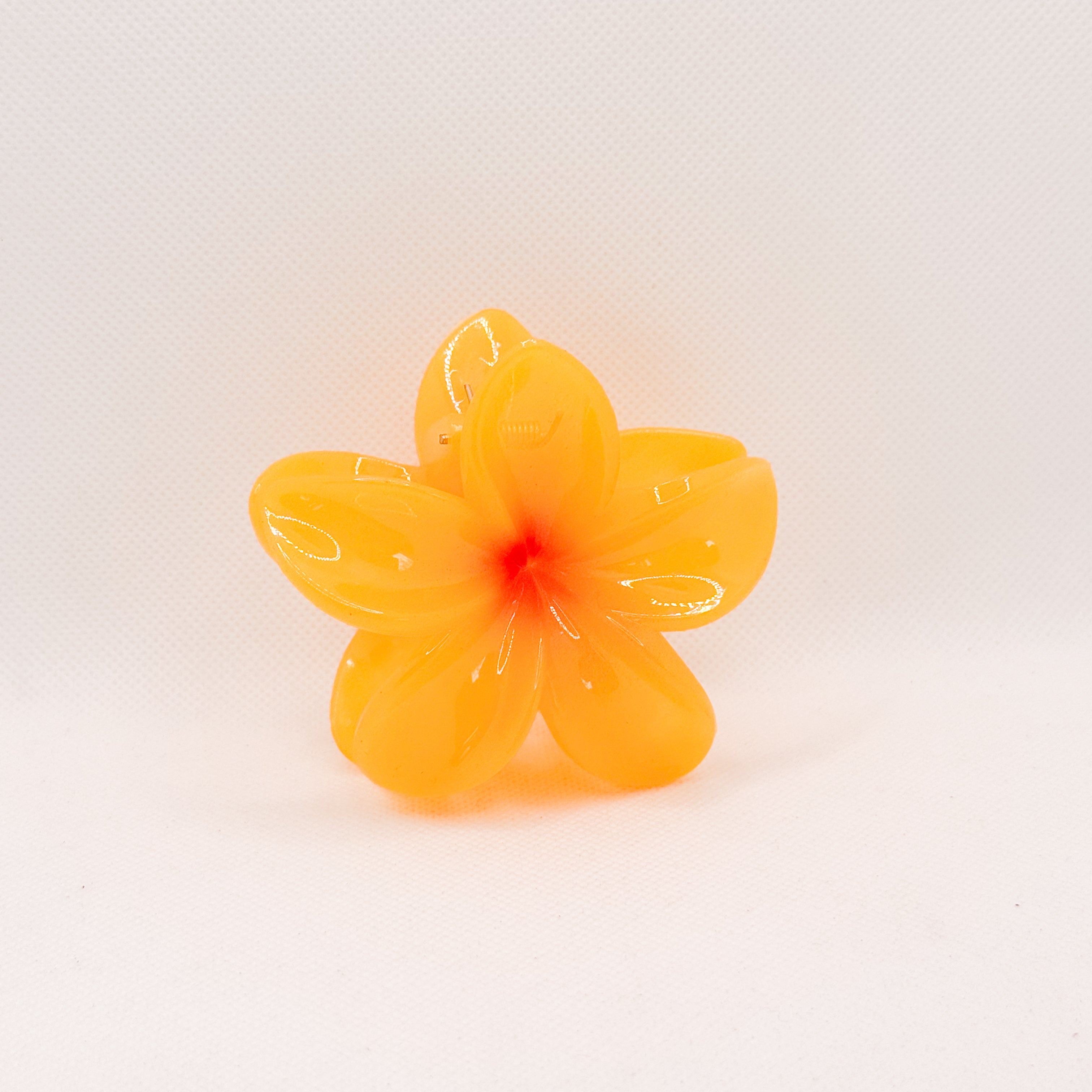 mango plumeria hair clip