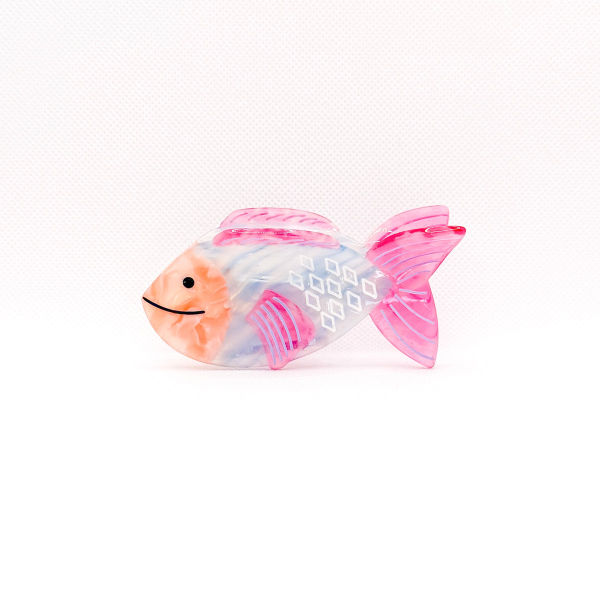 happy blue fish hair clip – kai display picture 1