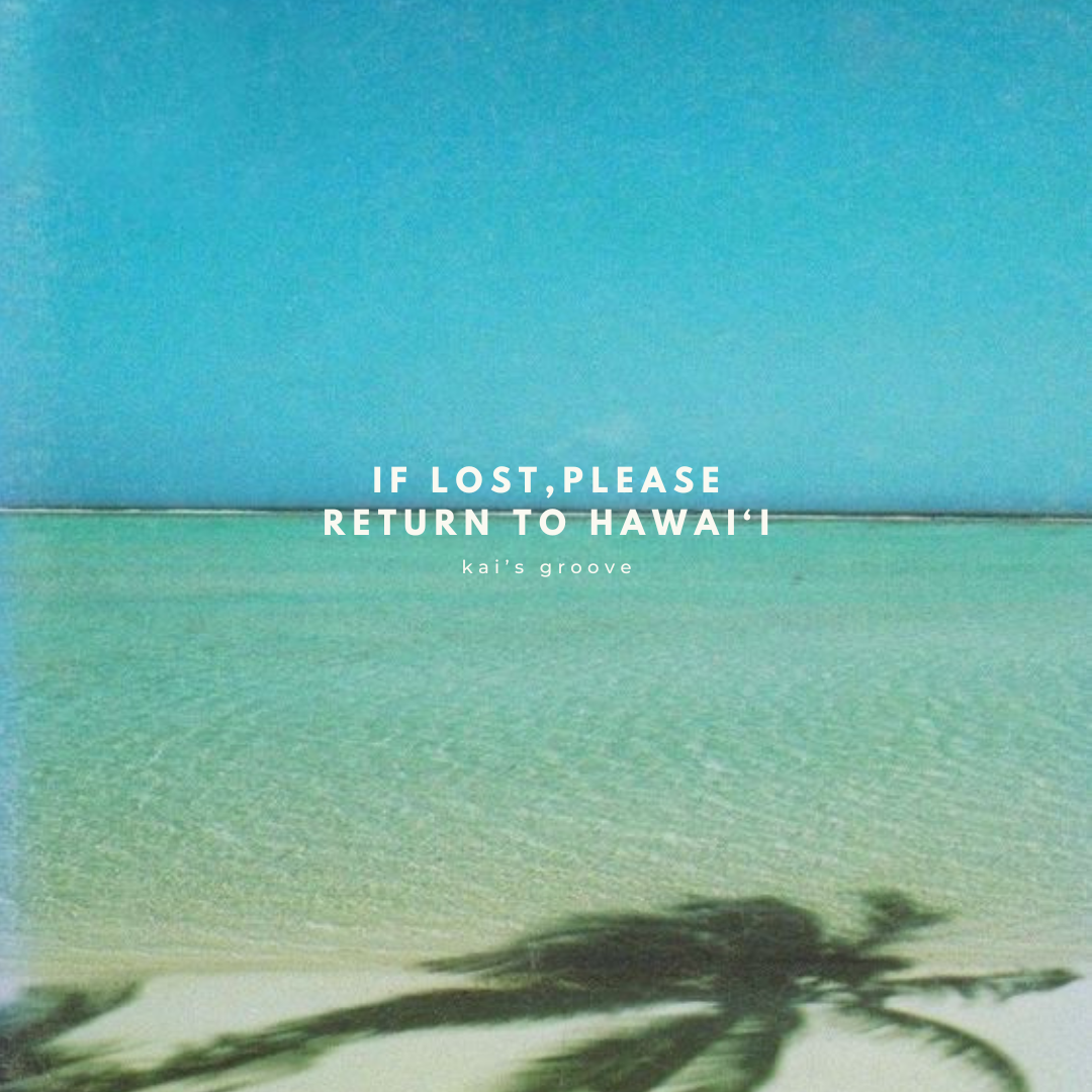 IF LOST, PLEASE RETURN TO HAWAI’I brown/khaki trucker hat