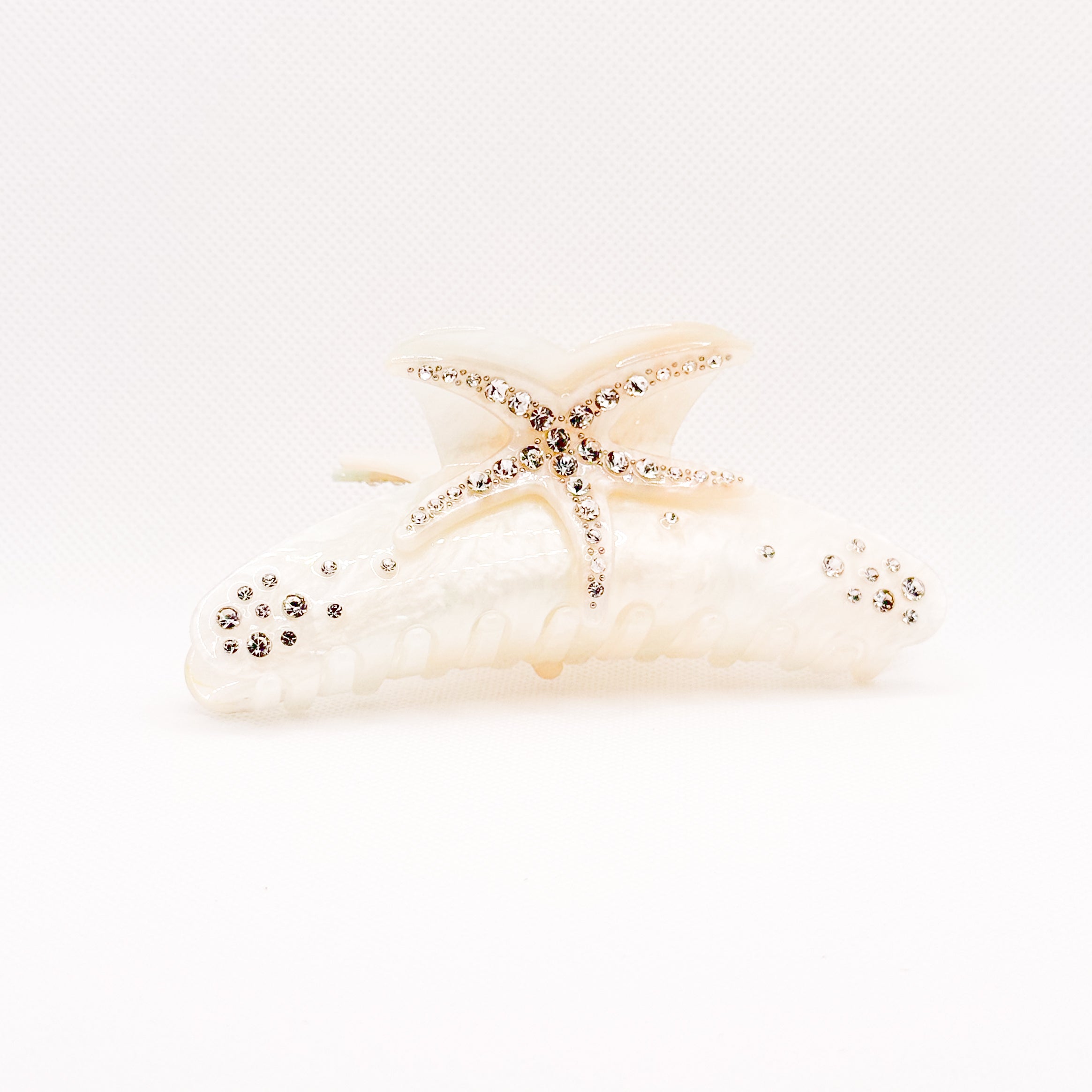pearly starfish hair clip
