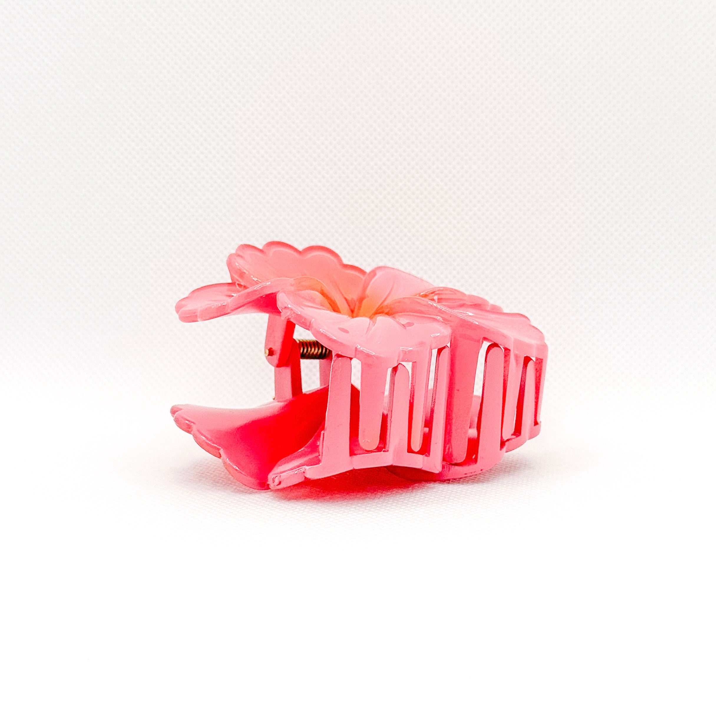 blush hibiscus hair clip
