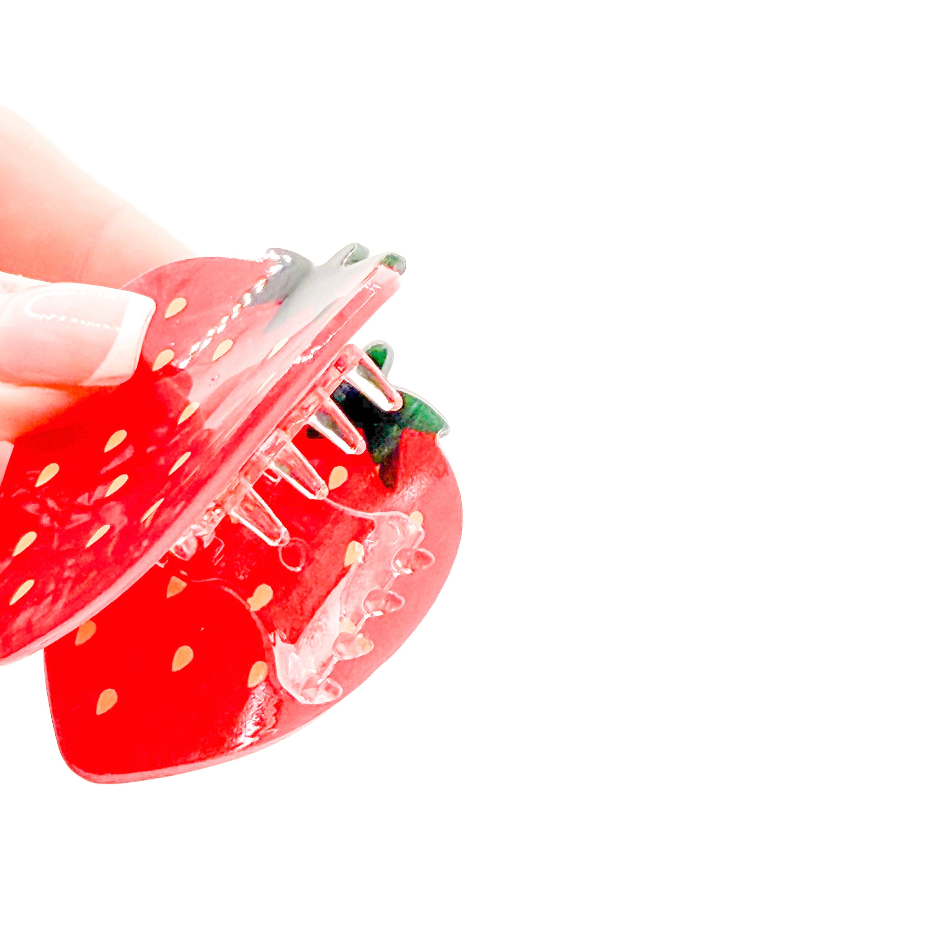 strawberry hair clip