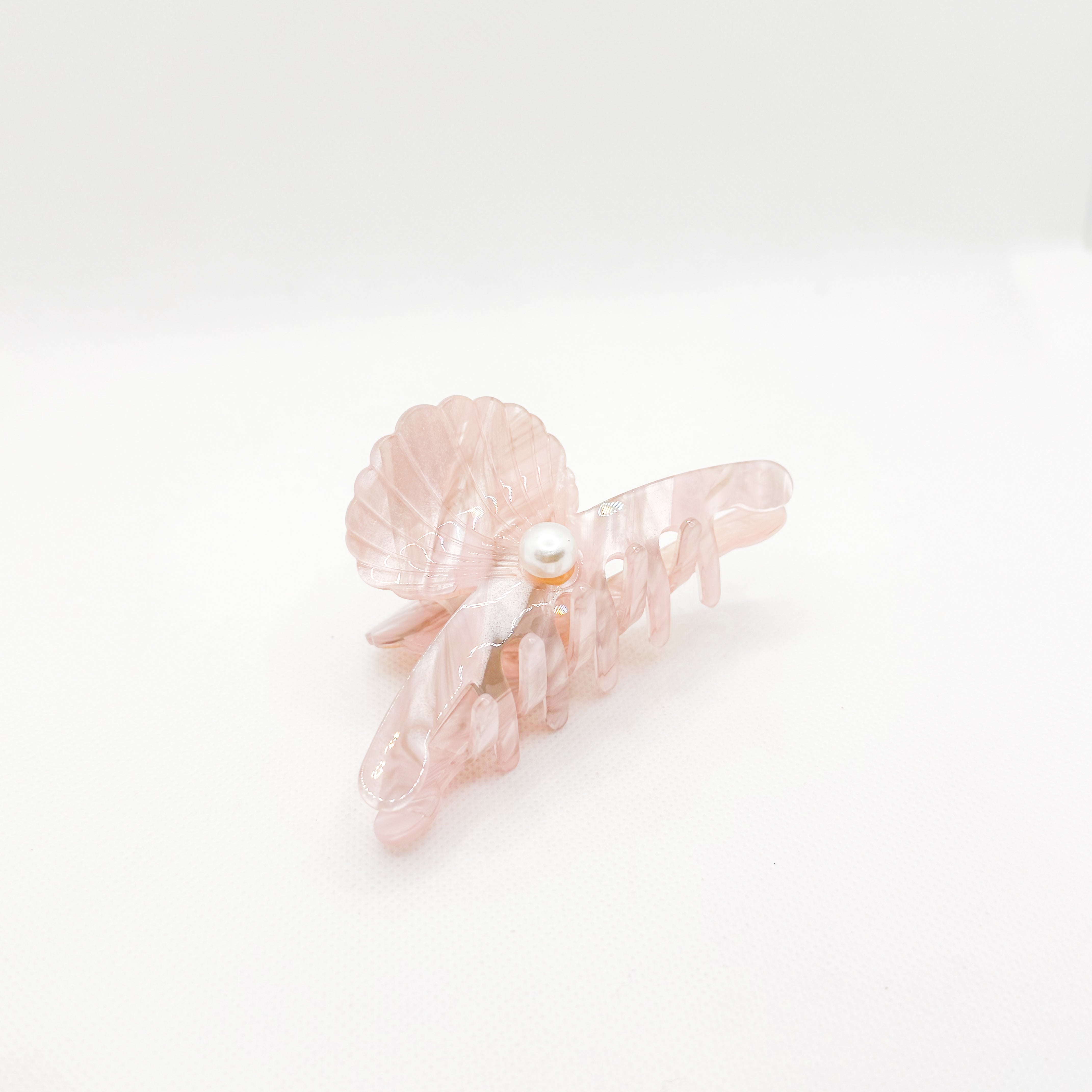 purple pearl hair claw clip
