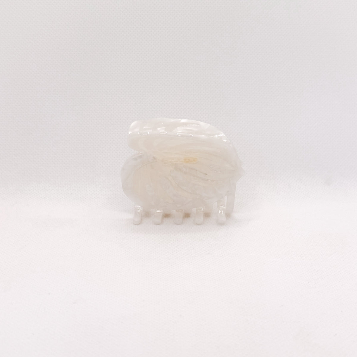 small white anthurium flower hair claw