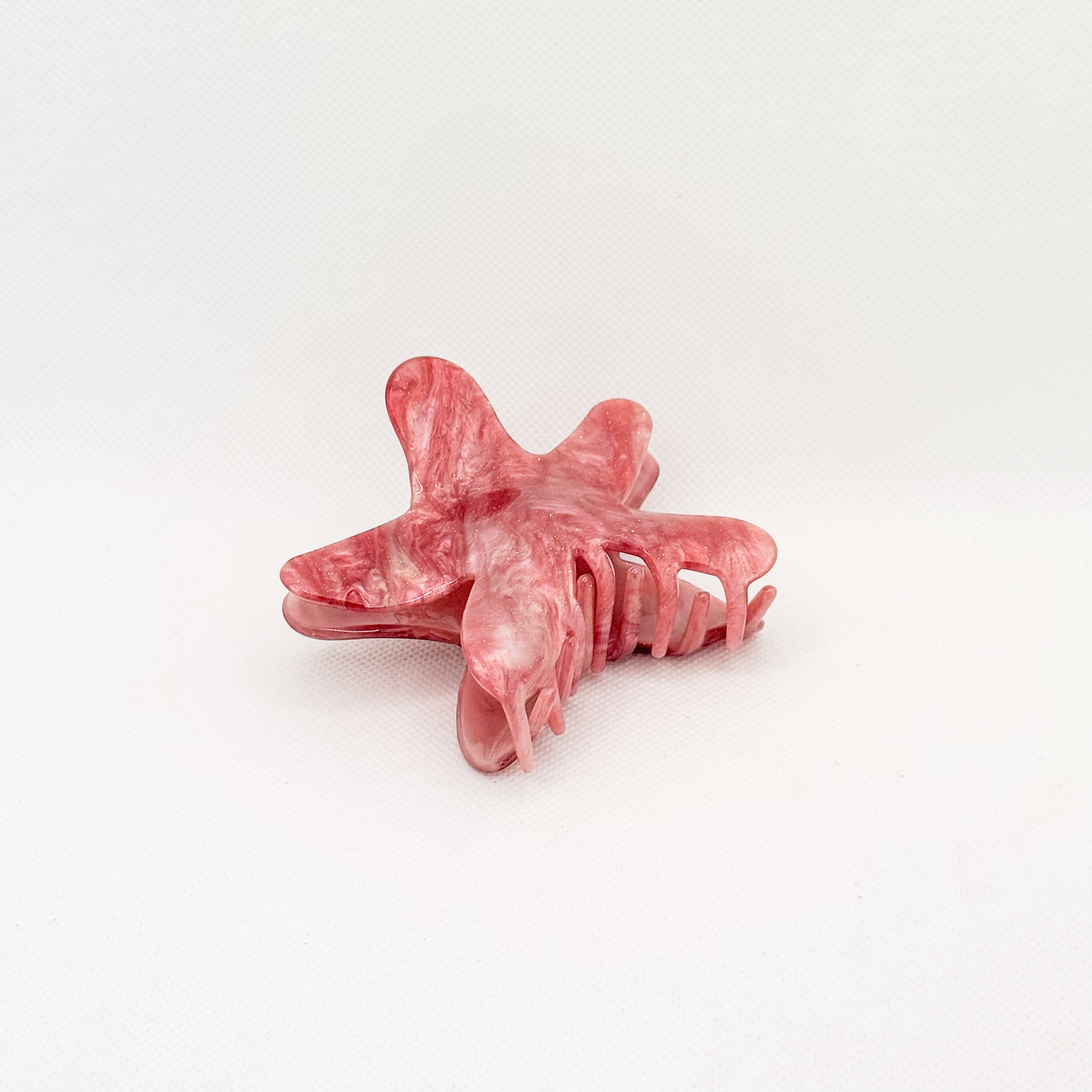 purple bubble starfish hair claw