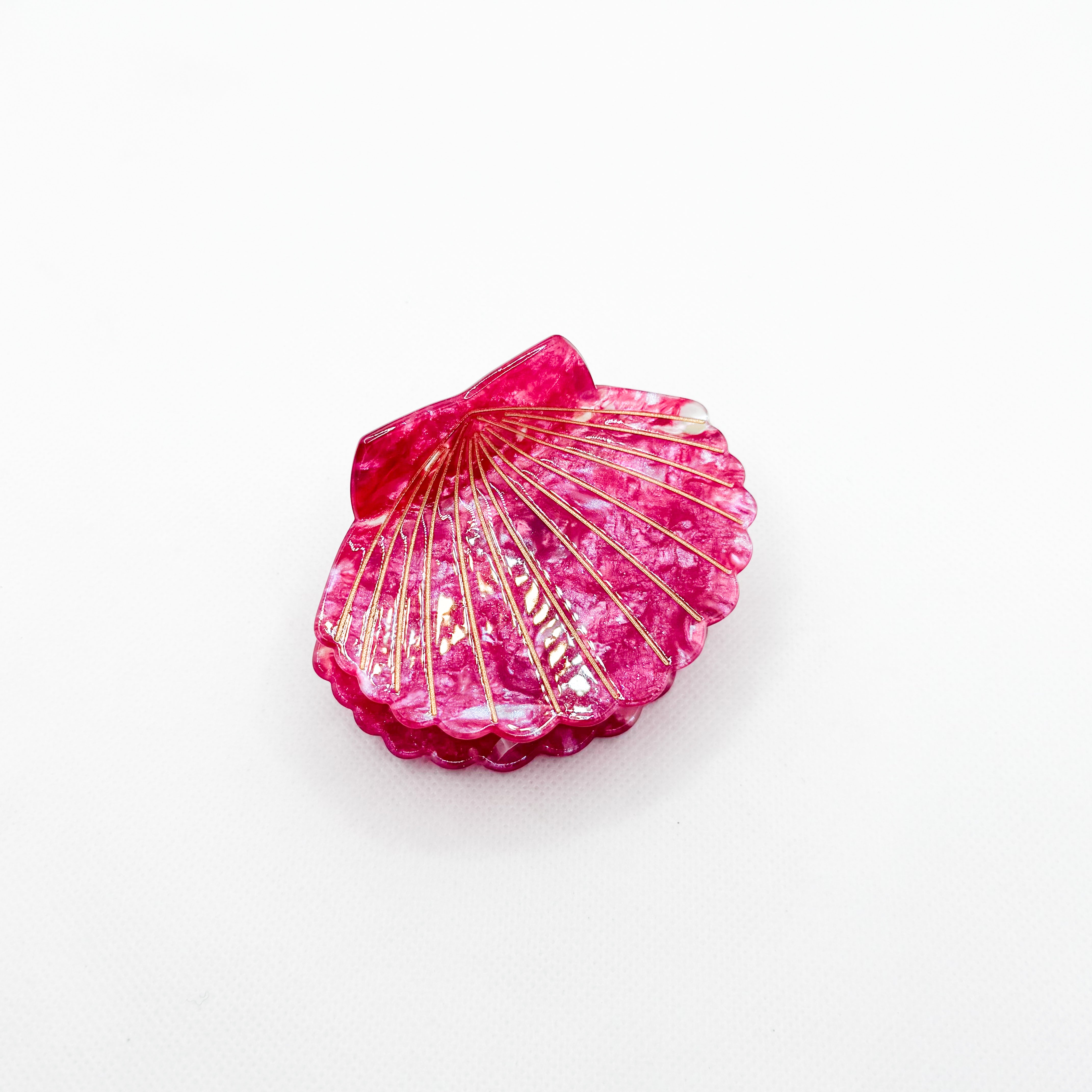 island purple shell hair claw