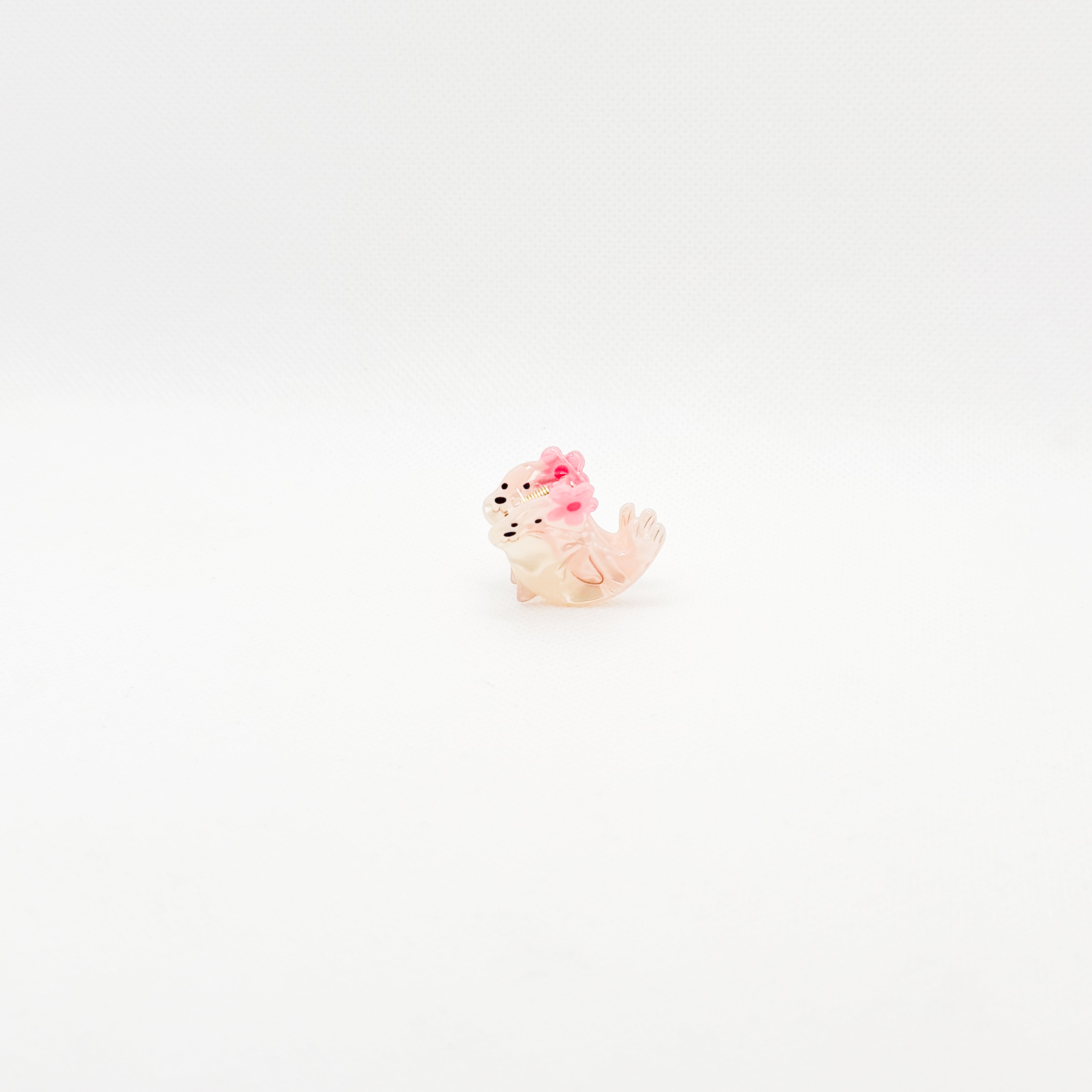 mini cute seal hair clip