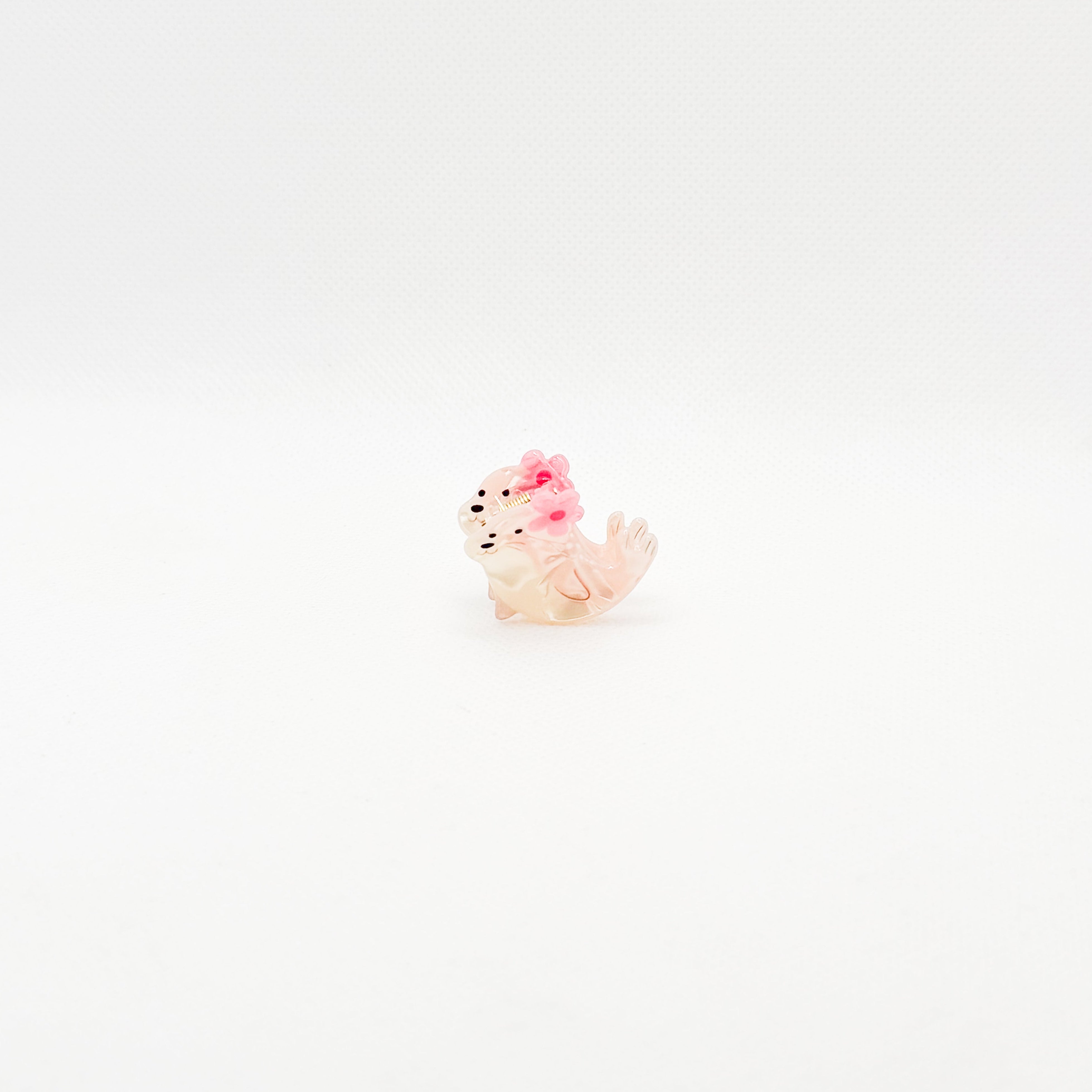 mini cute seal hair clip