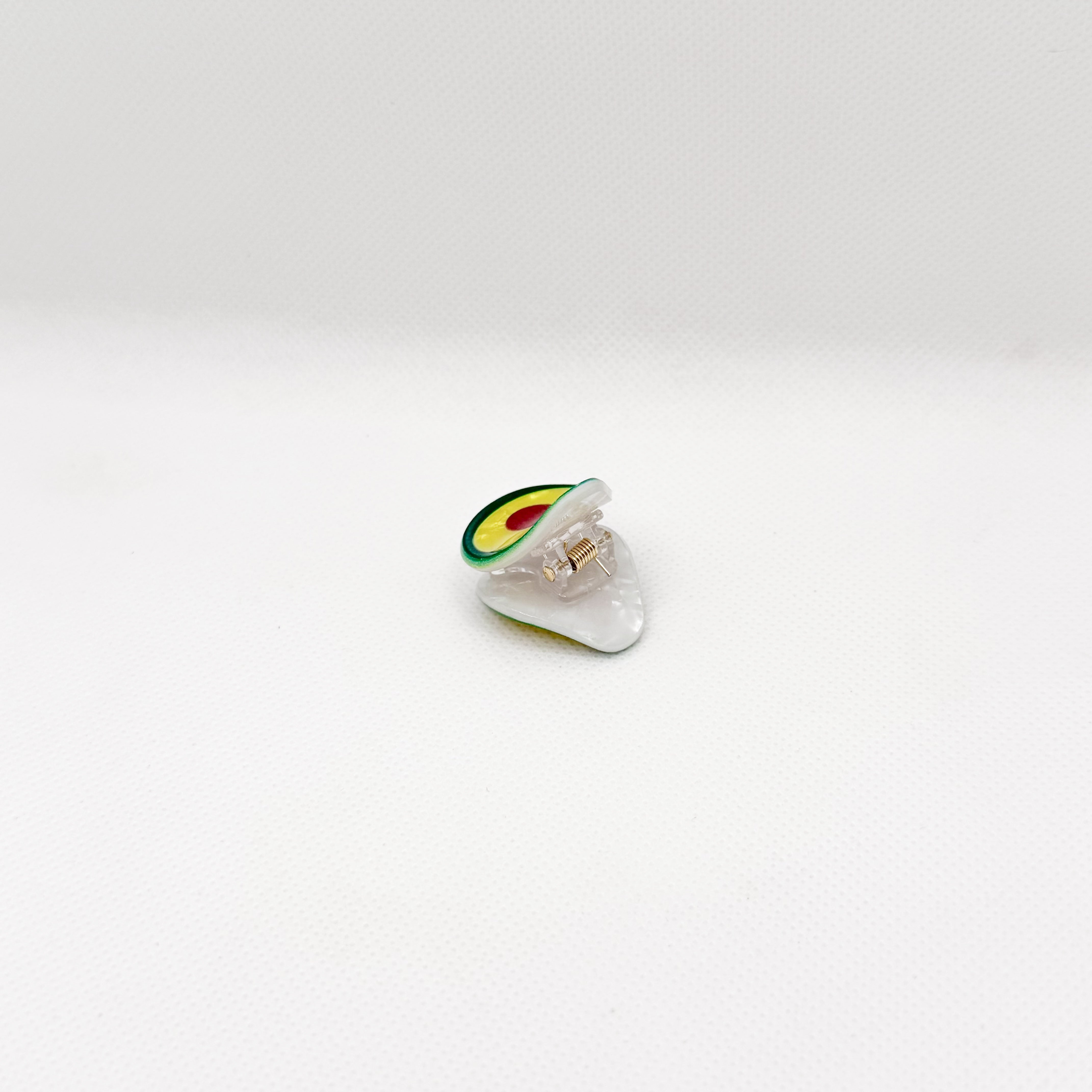 mini avocado hair clip