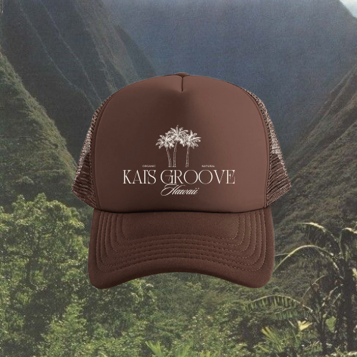 KAI’S GROOVE brown trucker hat