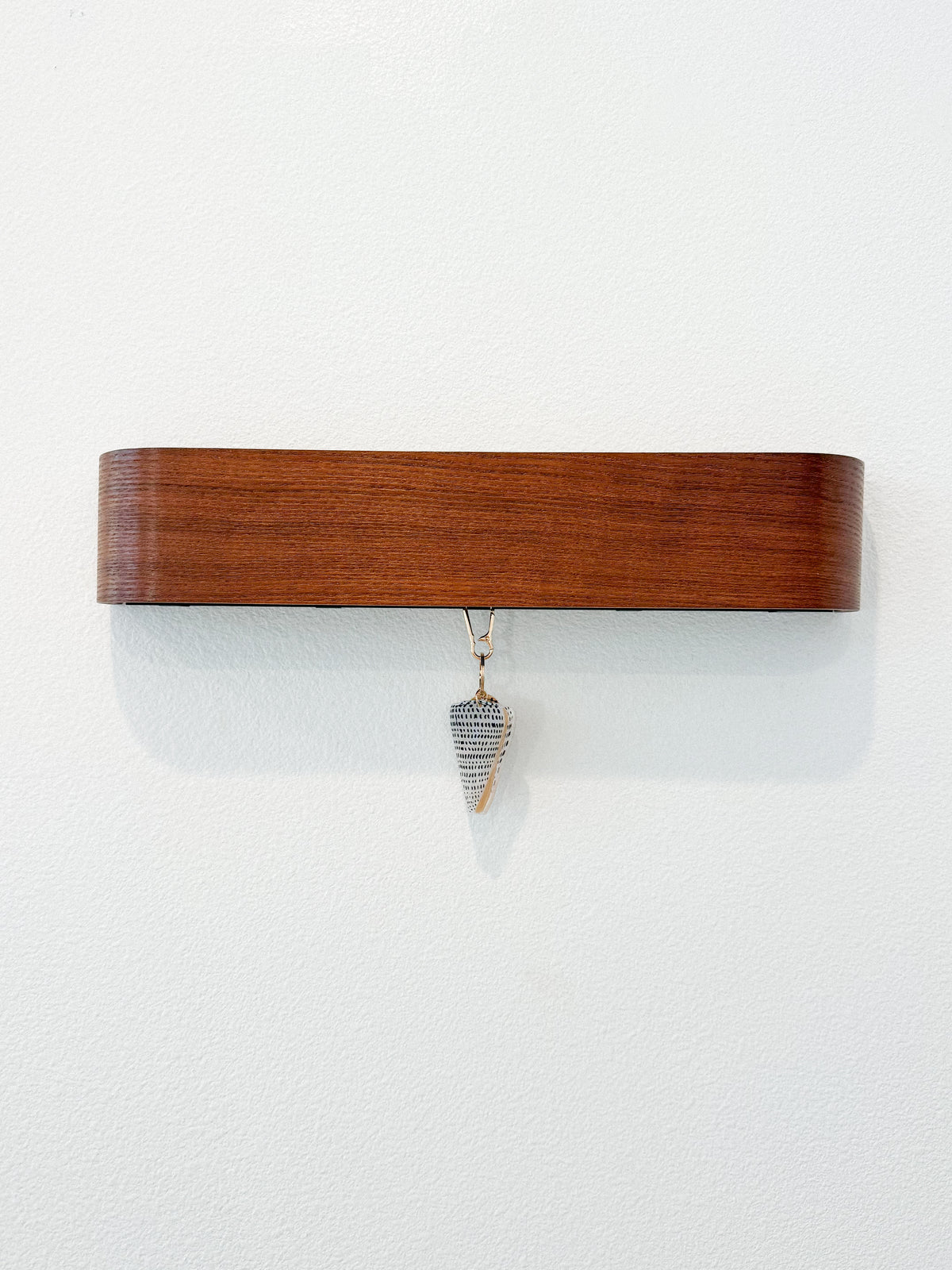 flea cone shell keychain