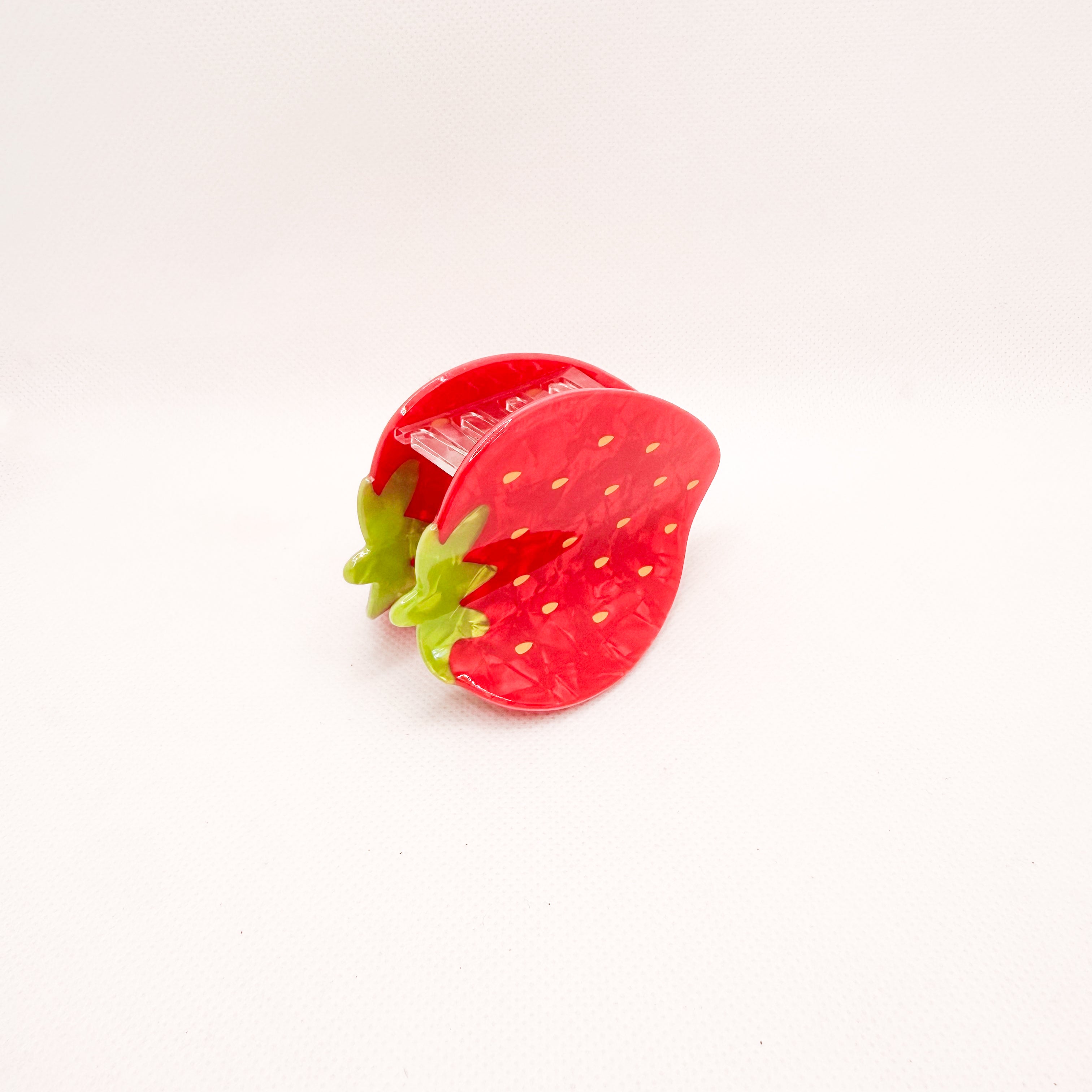 large strawberry hair clip