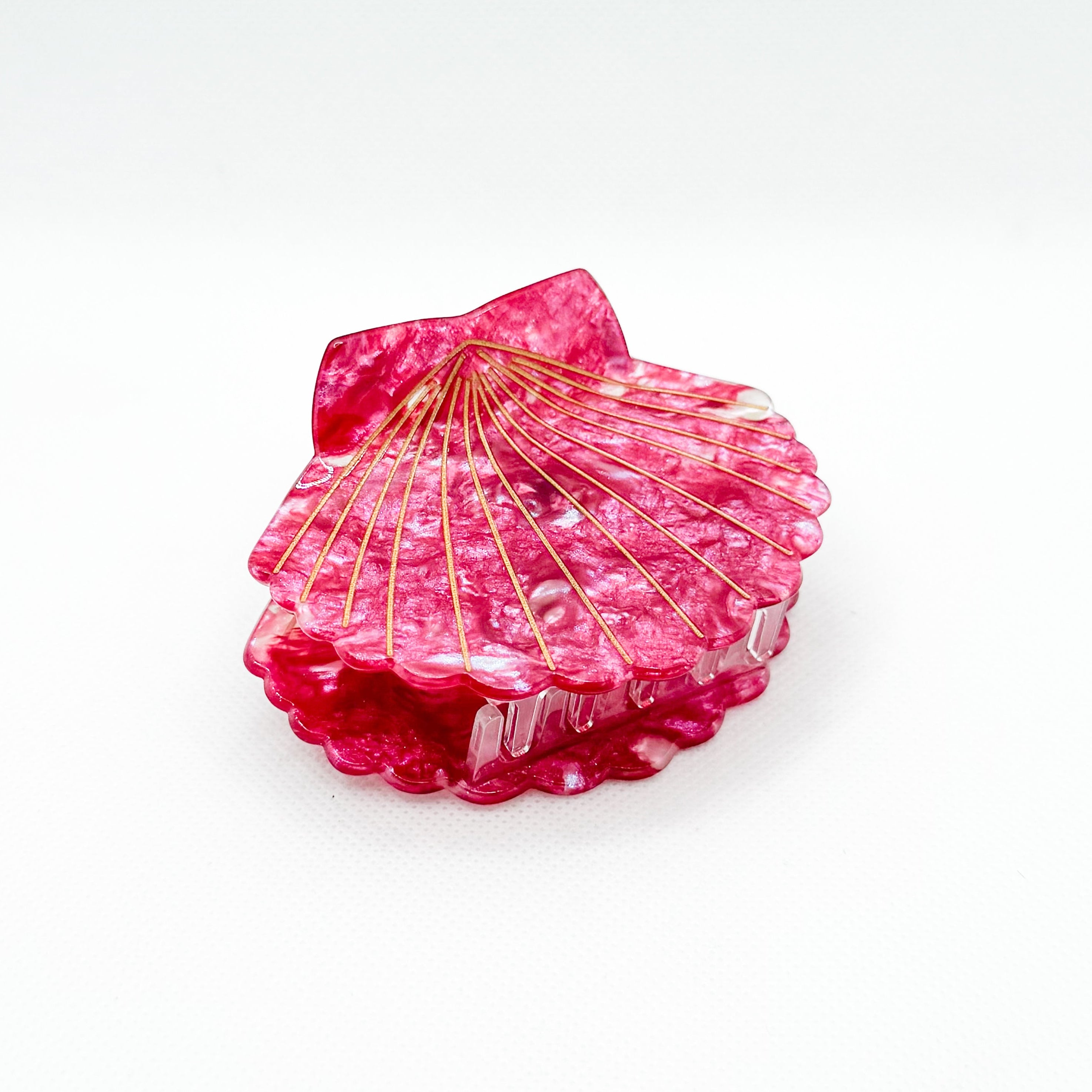 island purple shell hair claw
