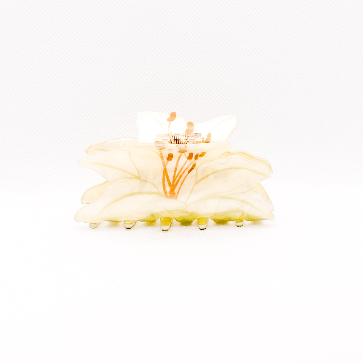 ivory lily hair clip