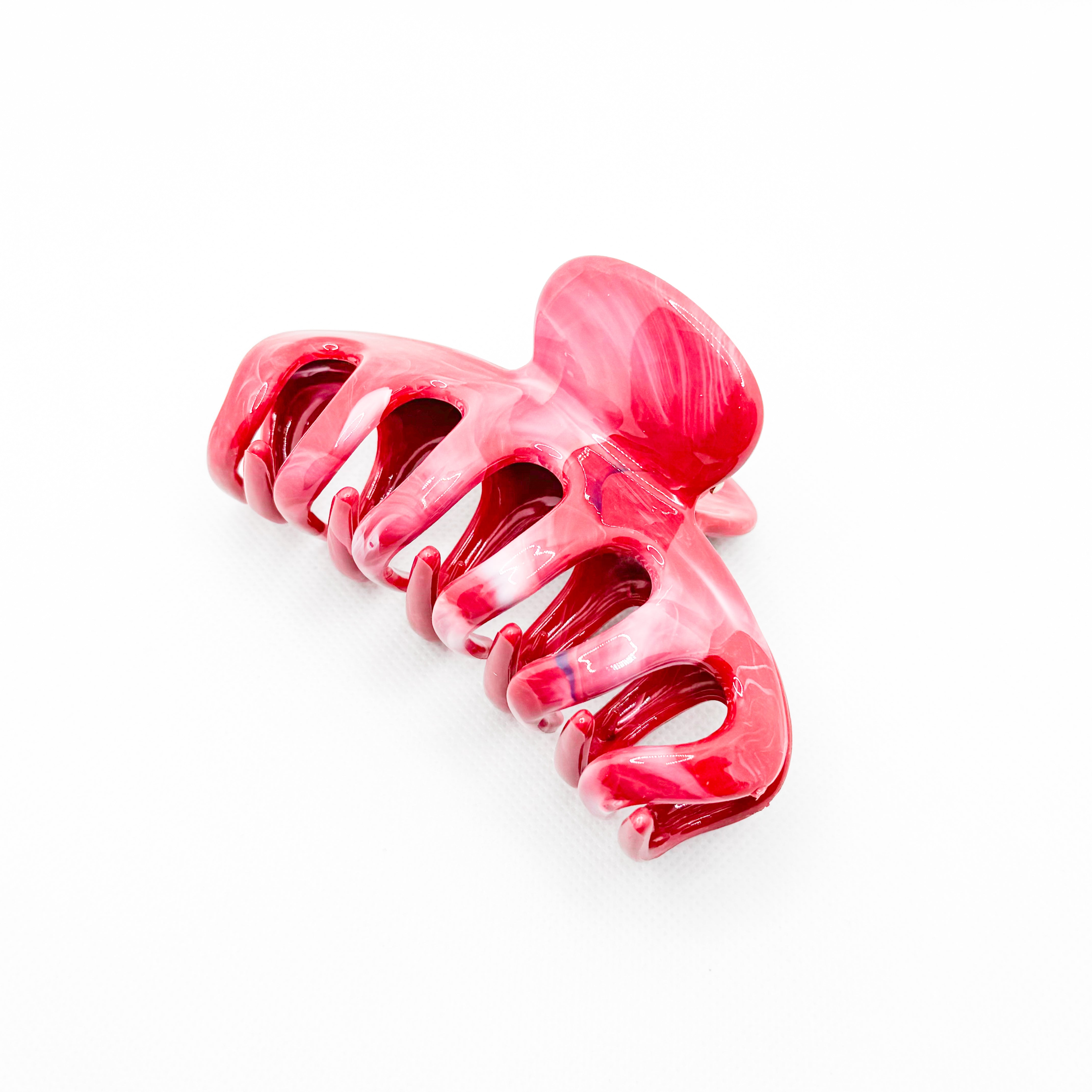 marble blackberry hair clip