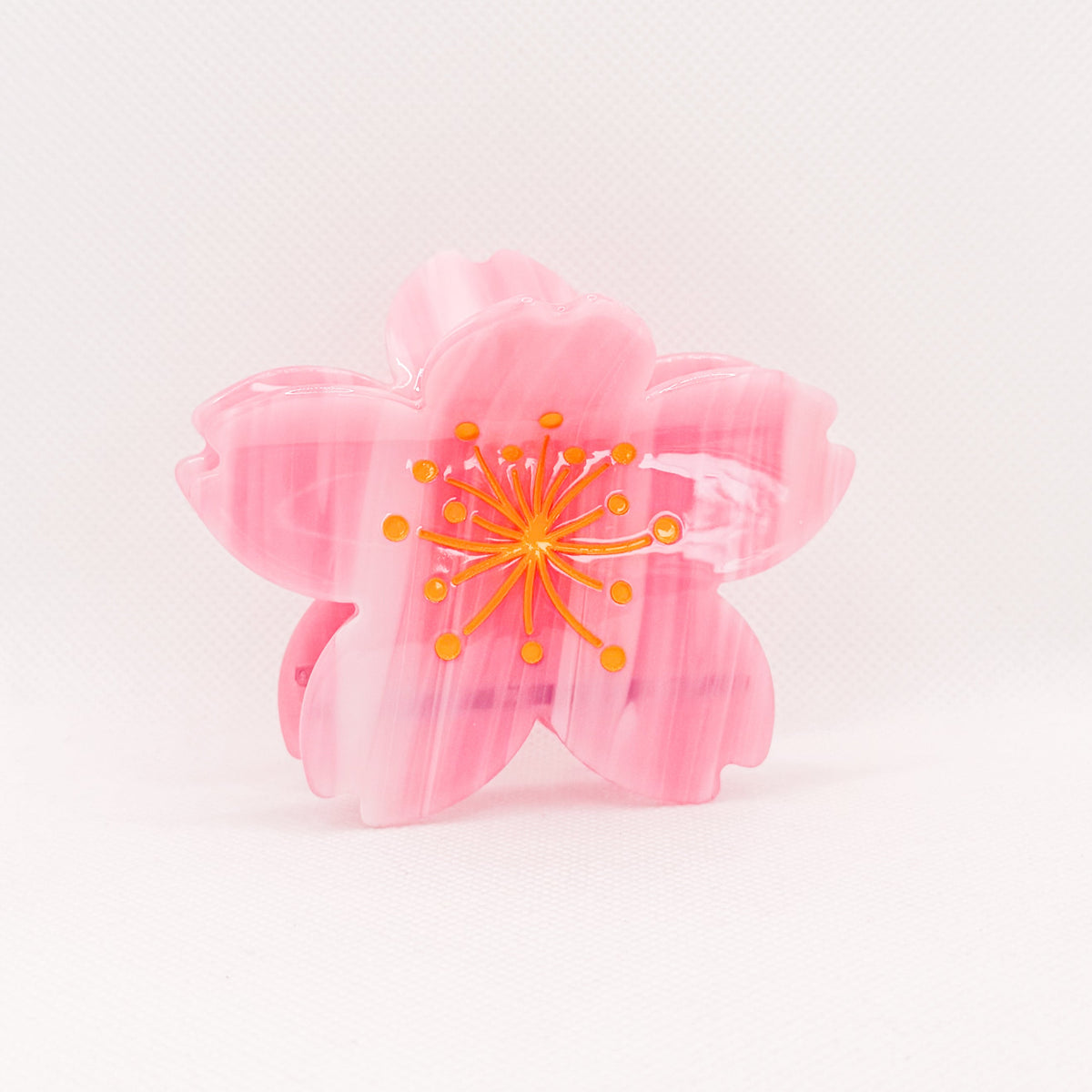 pink “sakura” cherry blossom hair claw