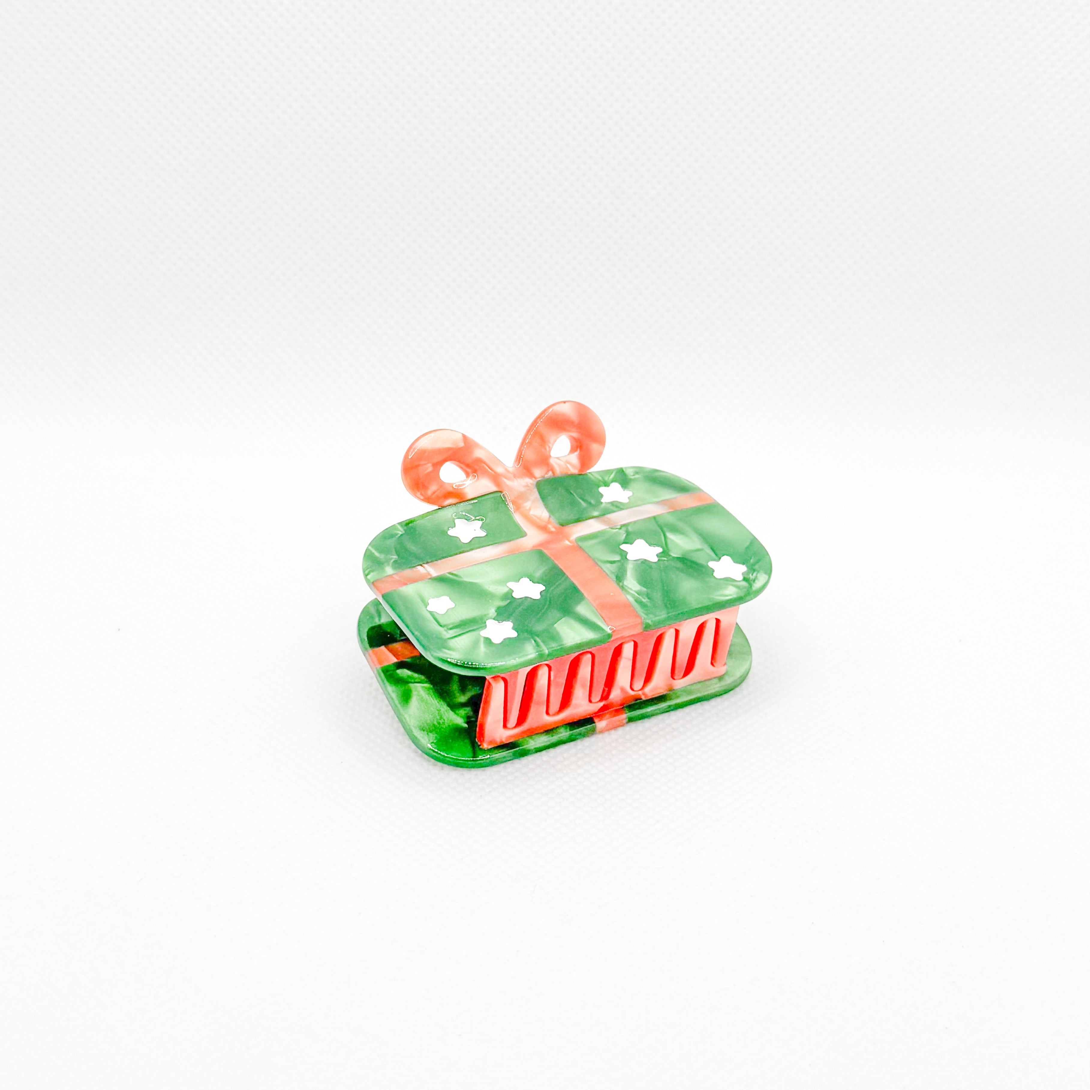 christmas present hair claw