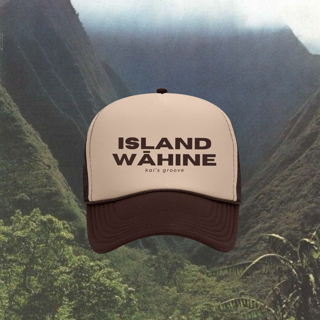 ISLAND WĀHINE trucker hat