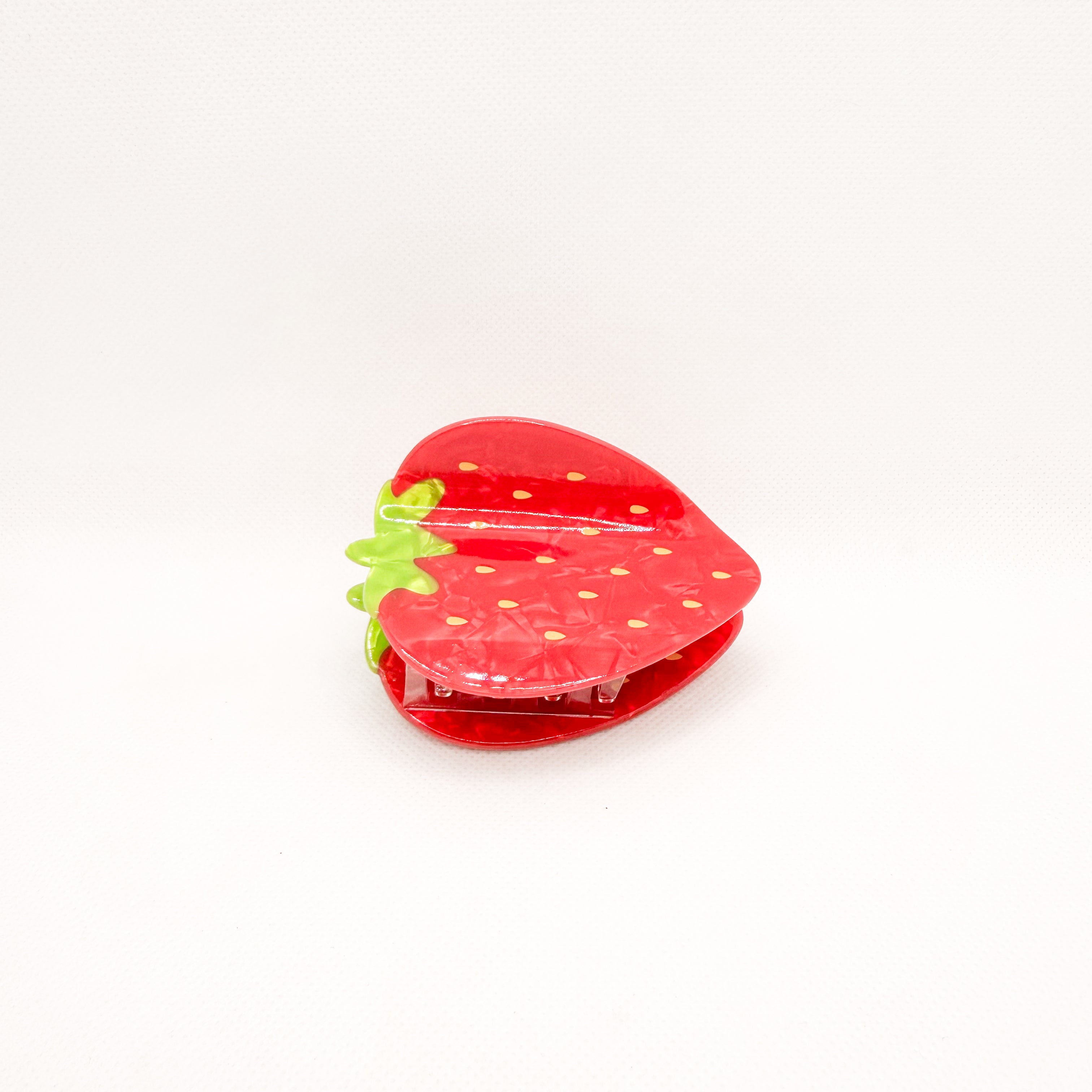 large strawberry hair clip