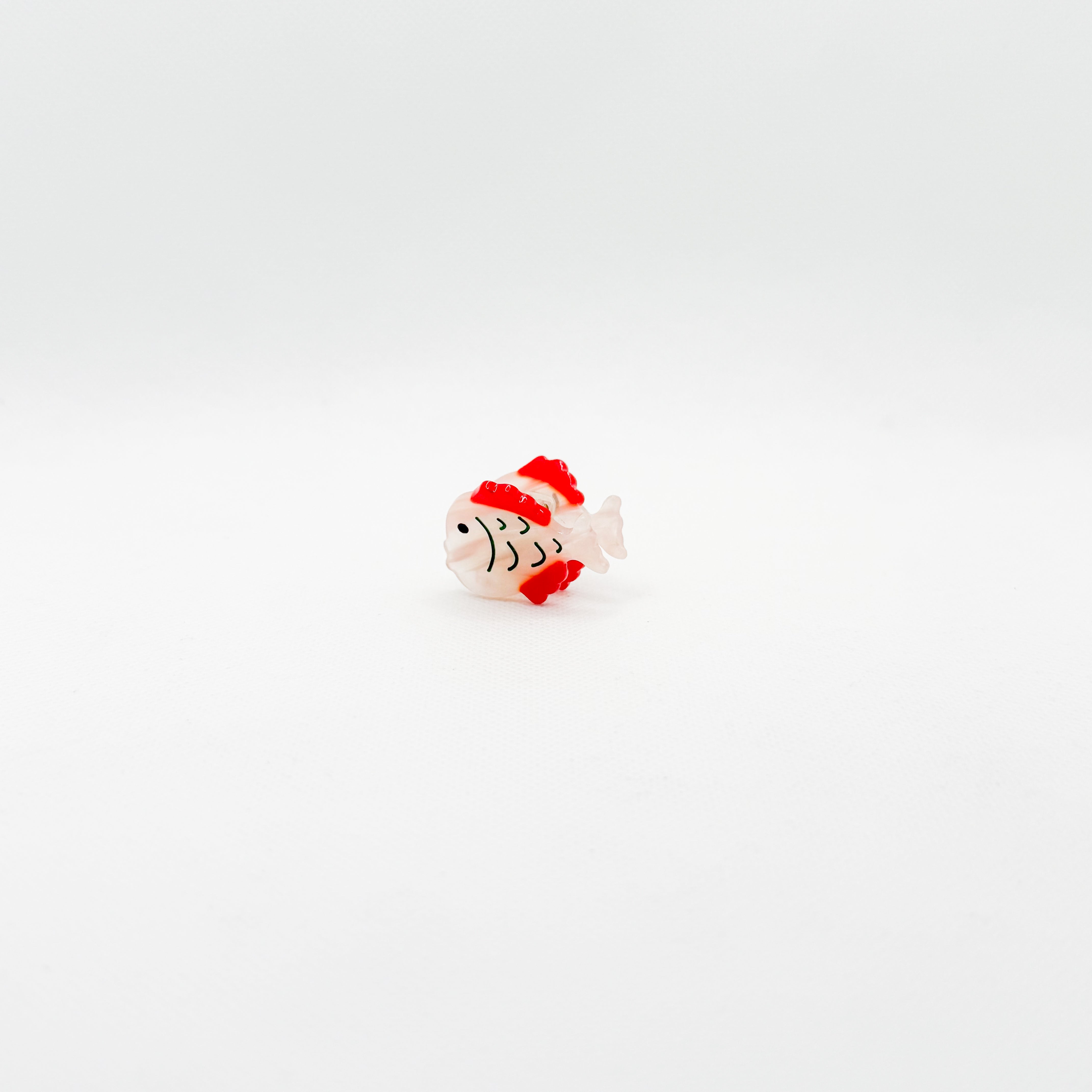 mini fish hair clip