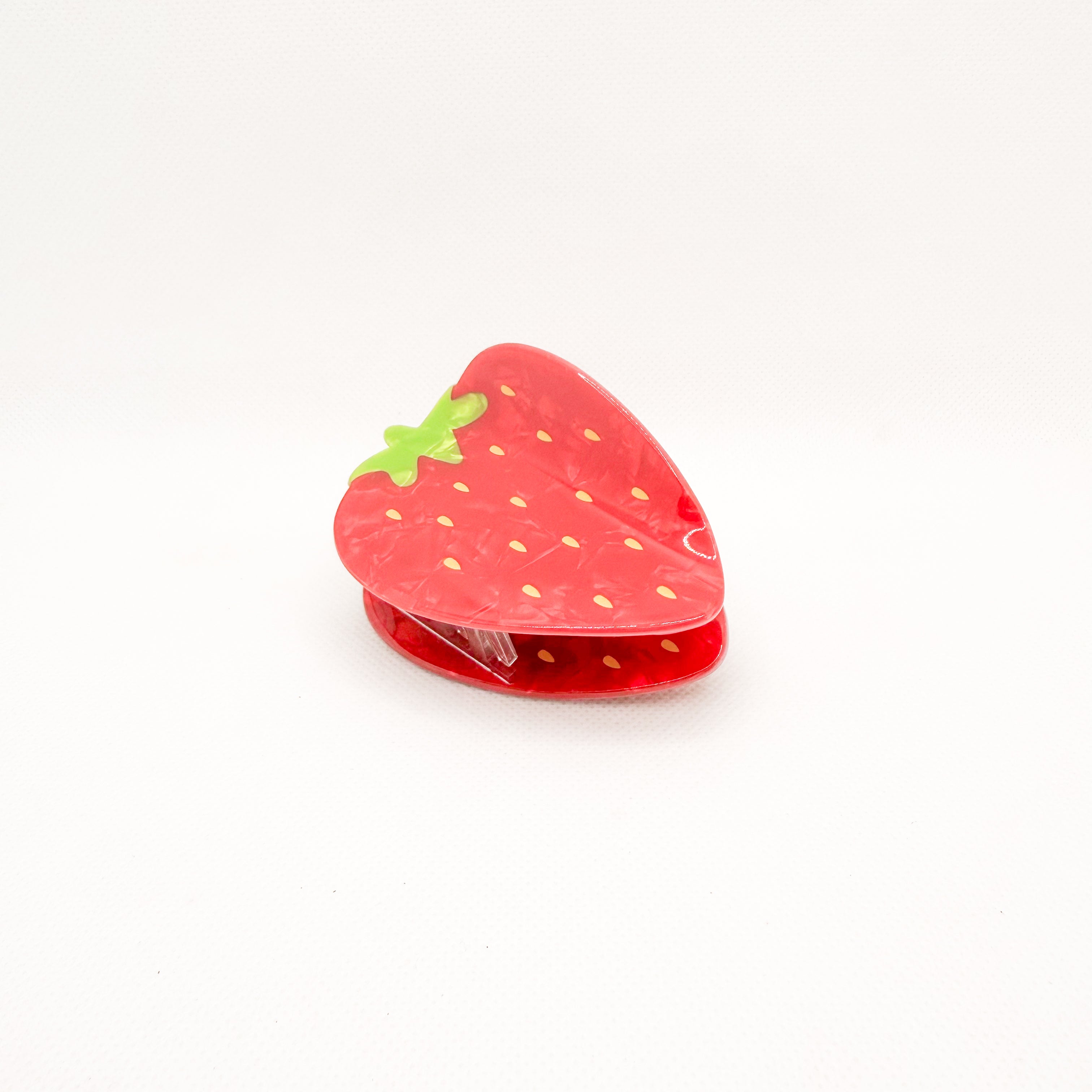 large strawberry hair clip