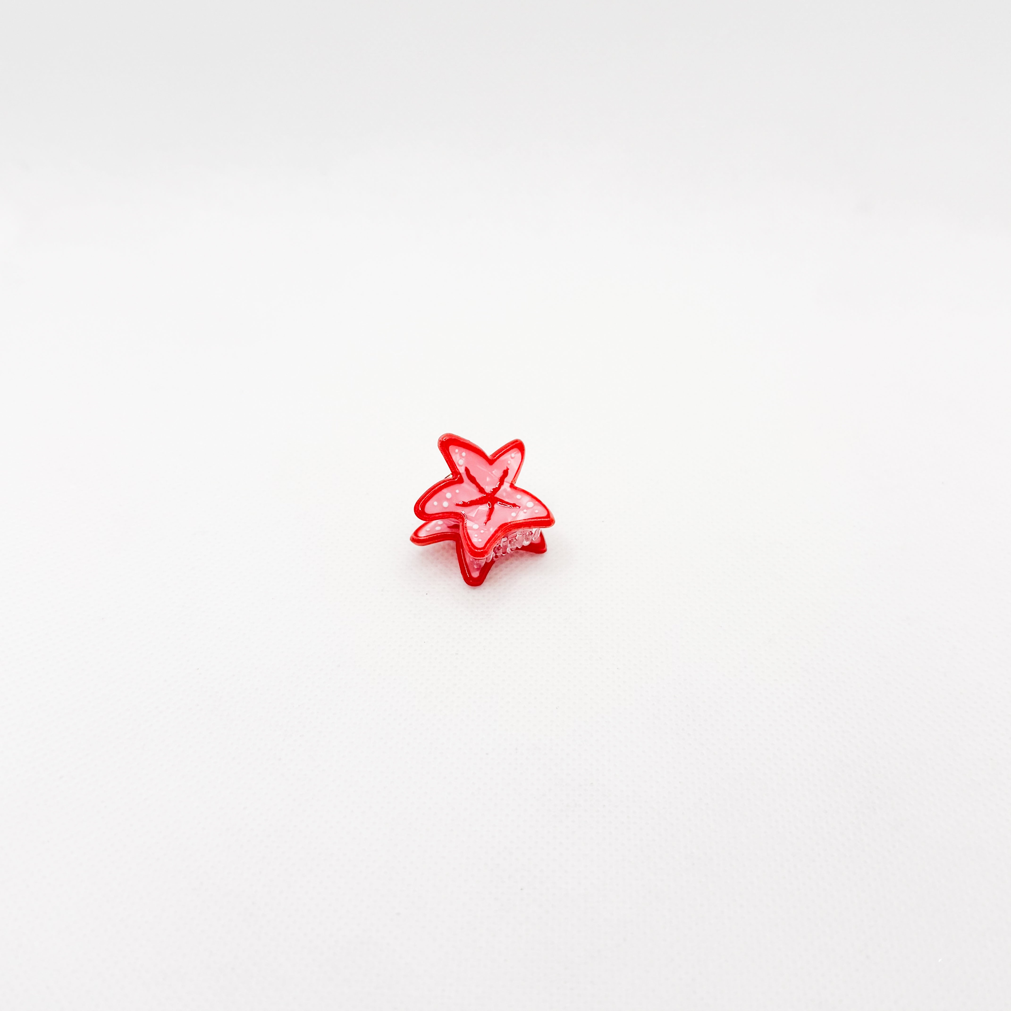 mini star fish hair clip