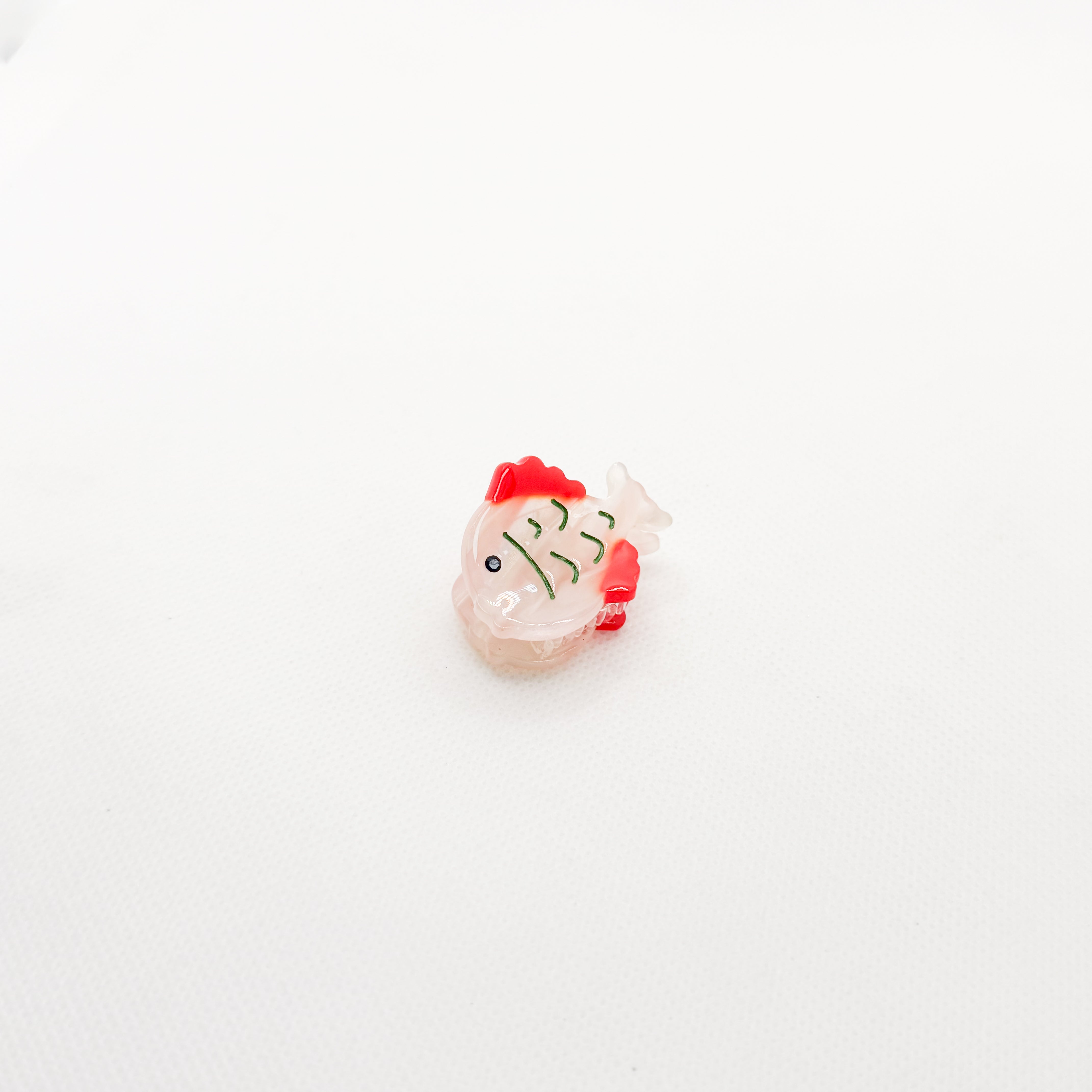 mini fish hair clip