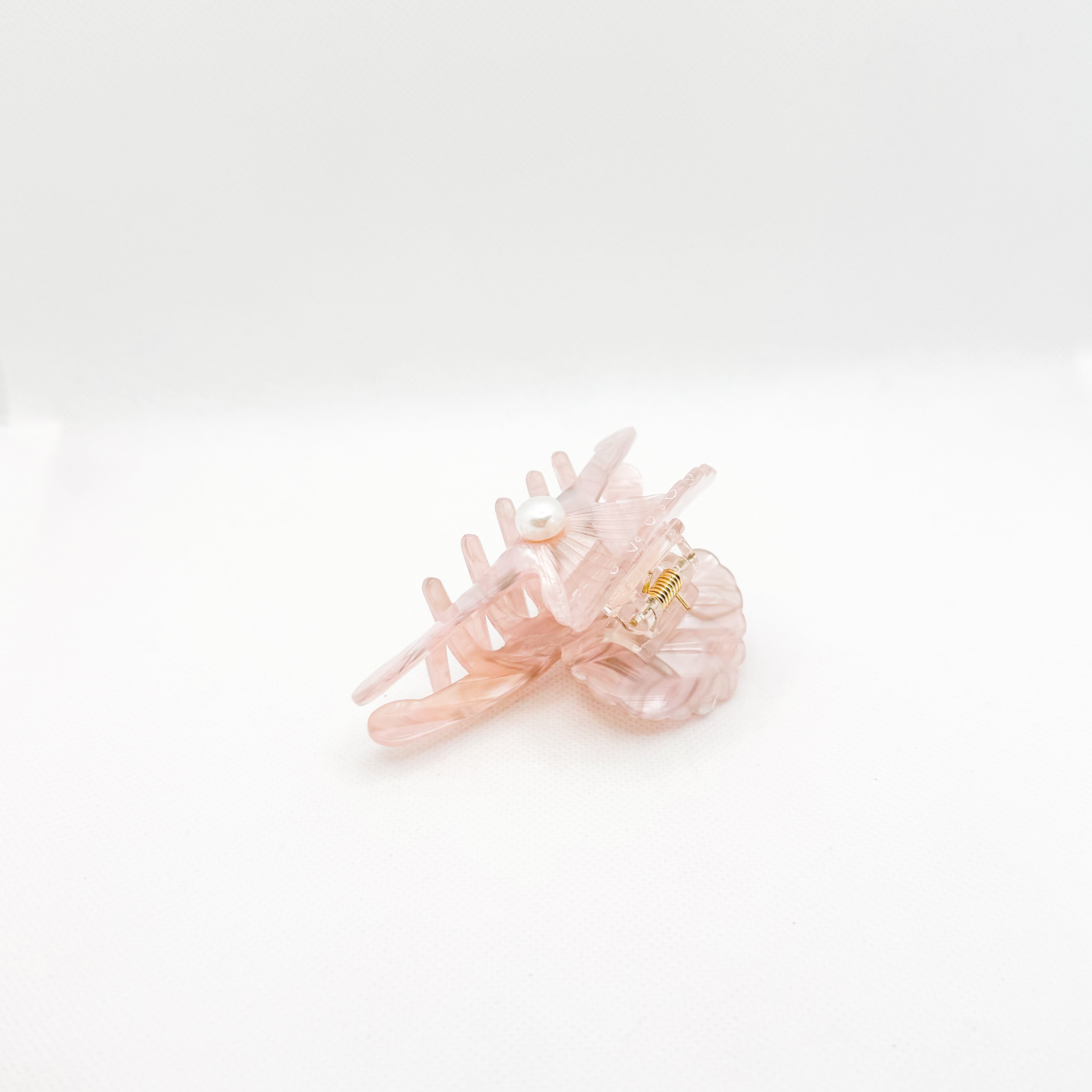 purple pearl hair claw clip